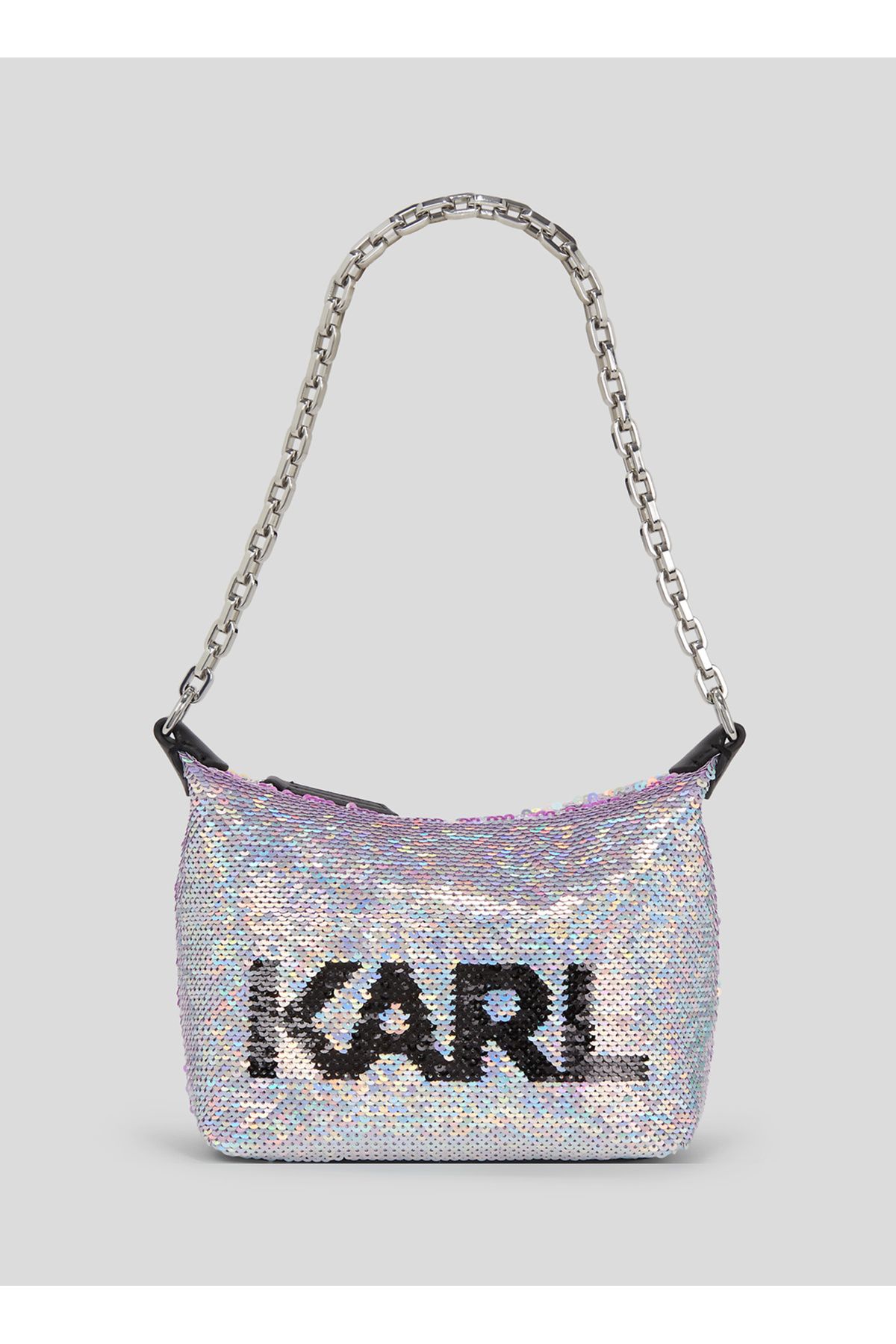 Karl Lagerfeld Gümüş Kadın 26,4x46x36 cm Omuz Çantası 235W3052901