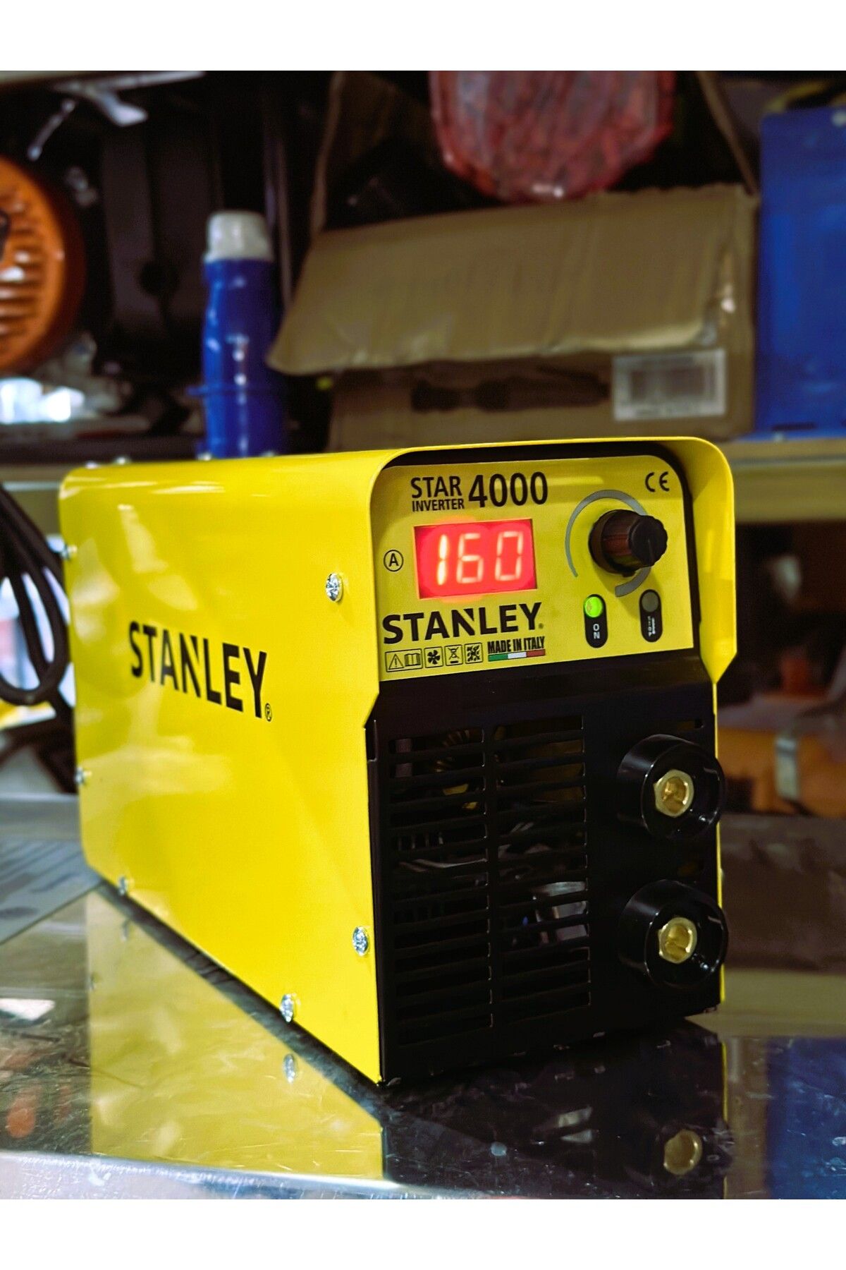 Stanley STAR4000 61411 DİJİTAL AKIM GÖSTERGELİ MMA INVERTER KAYNAK MAKİNASI 160 AMPER MADE İN İTALY