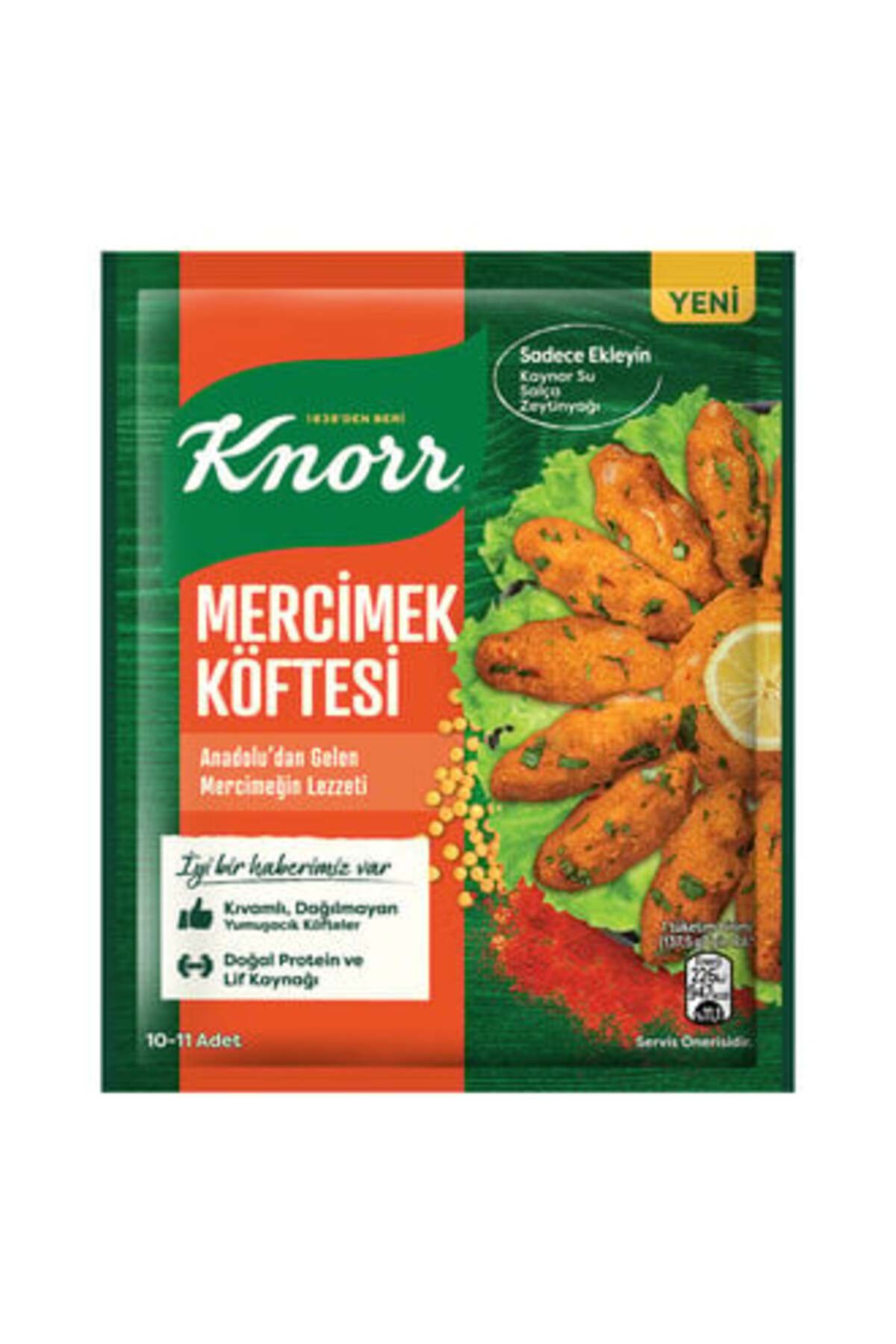 Knorr Mercimek Köftesi 100 Gr ( 2 ADET )