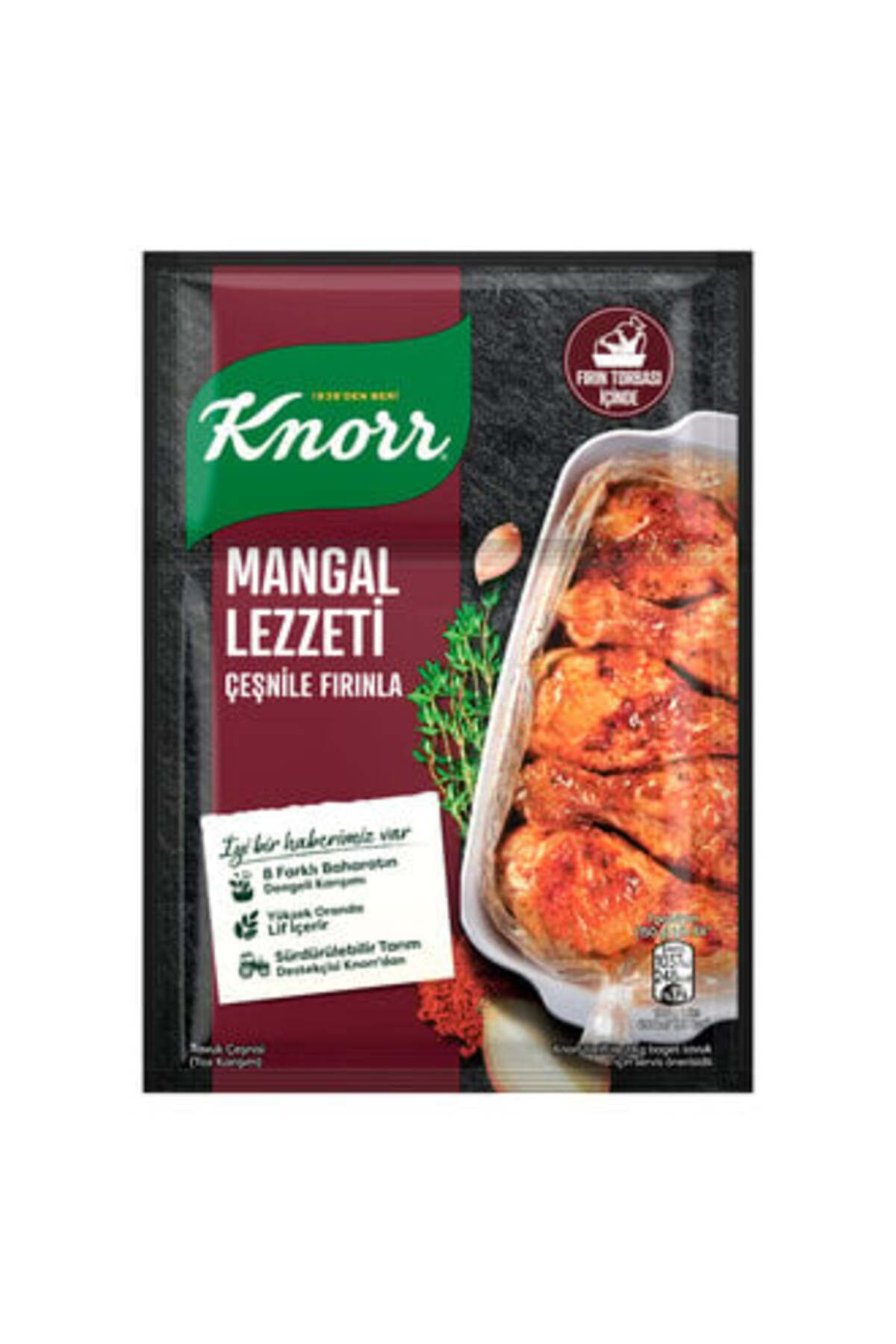 Knorr Fırında Tavuk Çeşnisi Mangal Lezzeti 29 Gr ( 2 ADET )