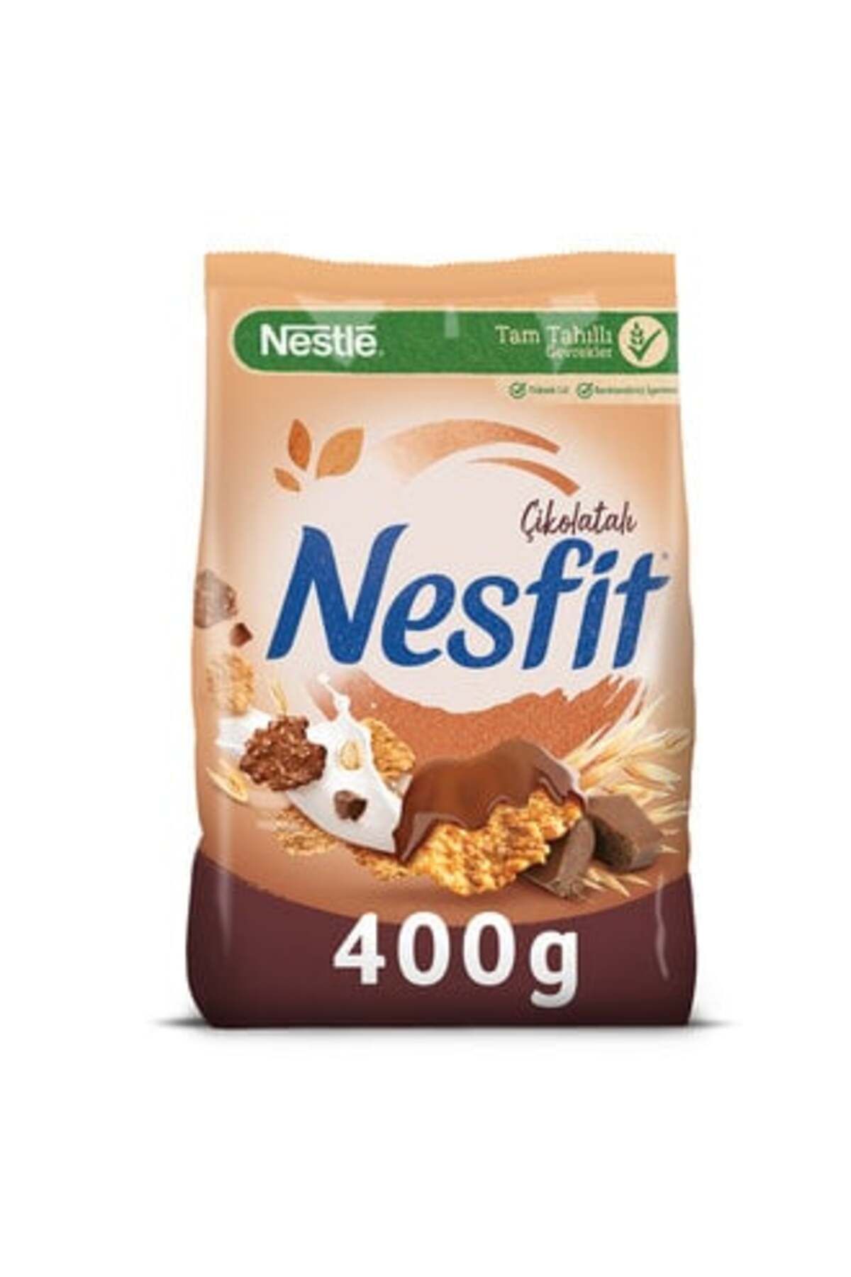 Nestle ( ETİ PETİTO HEDİYE ) Nesfit Çikolatalı 400 G ( 2 ADET )