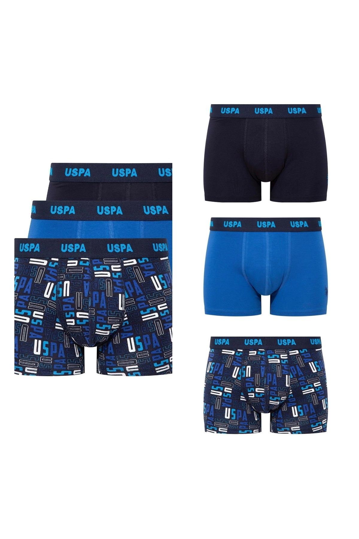 U.S. Polo Assn. Erkek 3'lü Boxer -CSN04