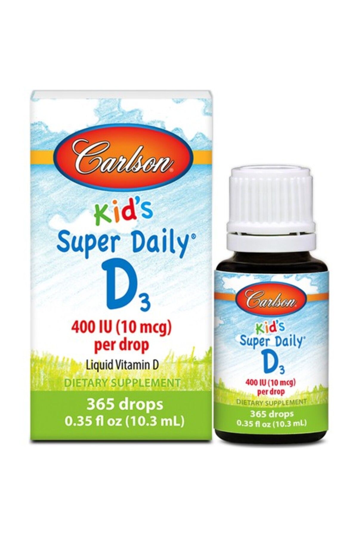 Carlson Kids Daily D3 Drops Damla 10.3 ml