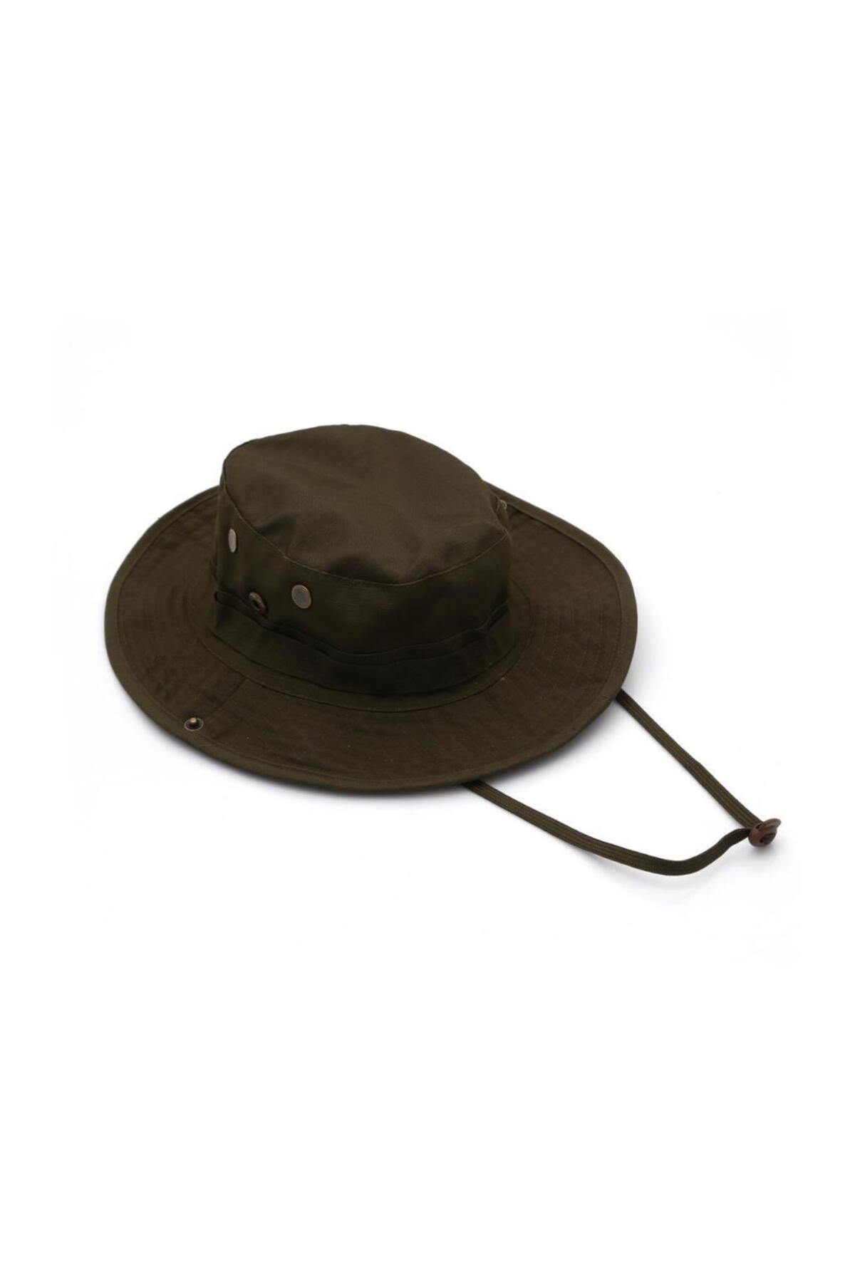 SİNGLE SWORD Unisex Jungle Kep - Şapka - Katlanabilir Safari Fötr Şapkası