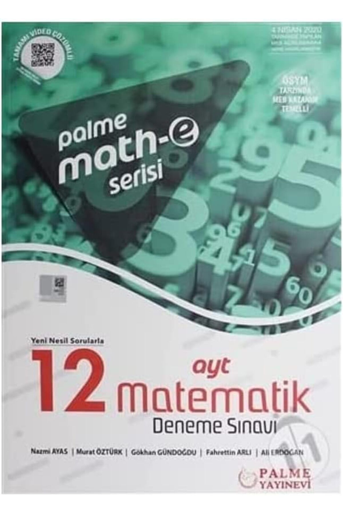 Store Palme Yayınları AYT Matematik Math-e Serisi 12 Deneme 2020 Özel Palme