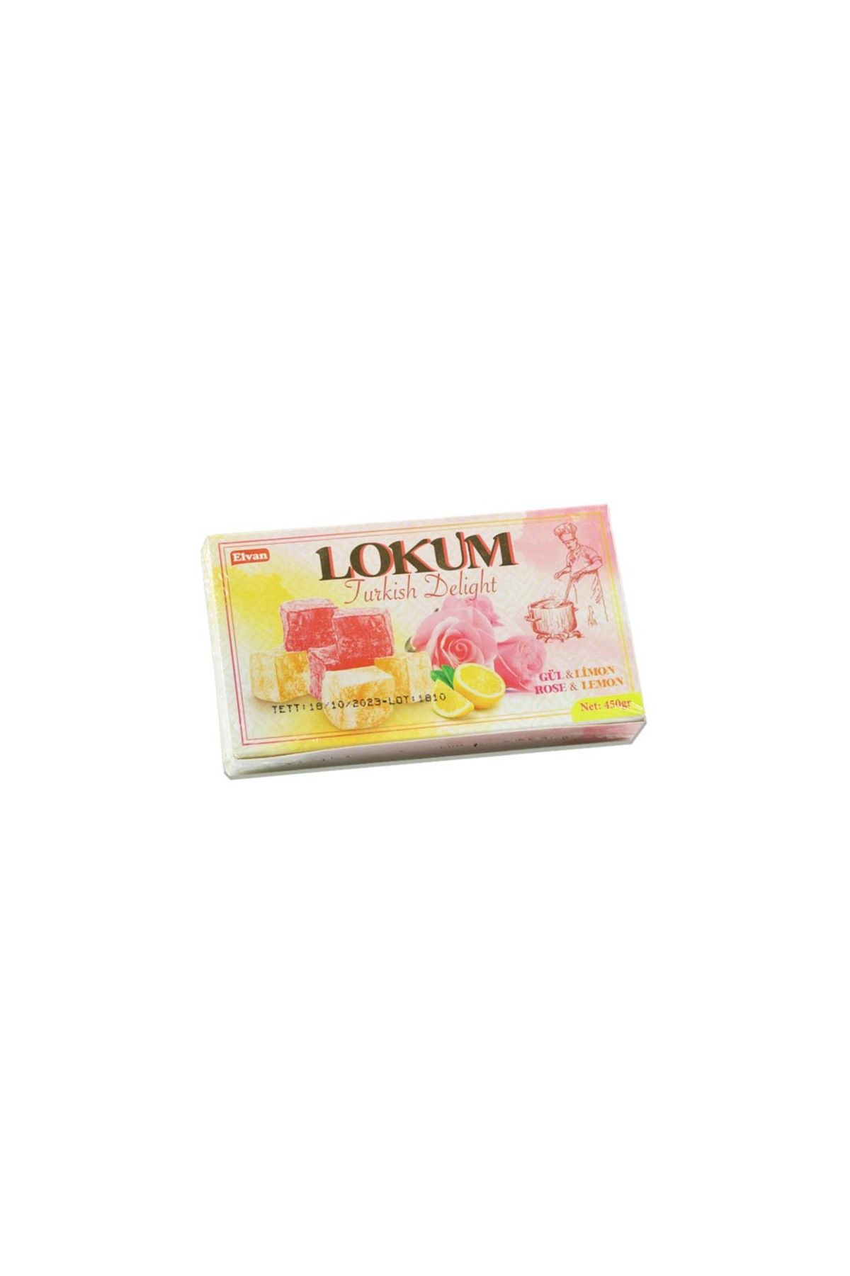 Elvan Gül-limon Lokum 450 Gr. (1 PAKET)