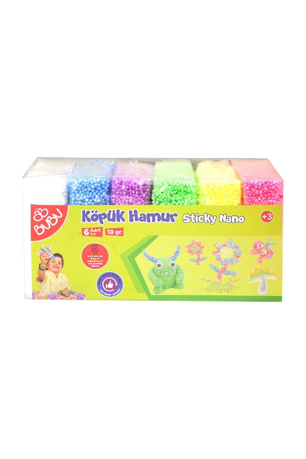 Bubu Bu-bu Köpük Hamur 6x10 Gr.