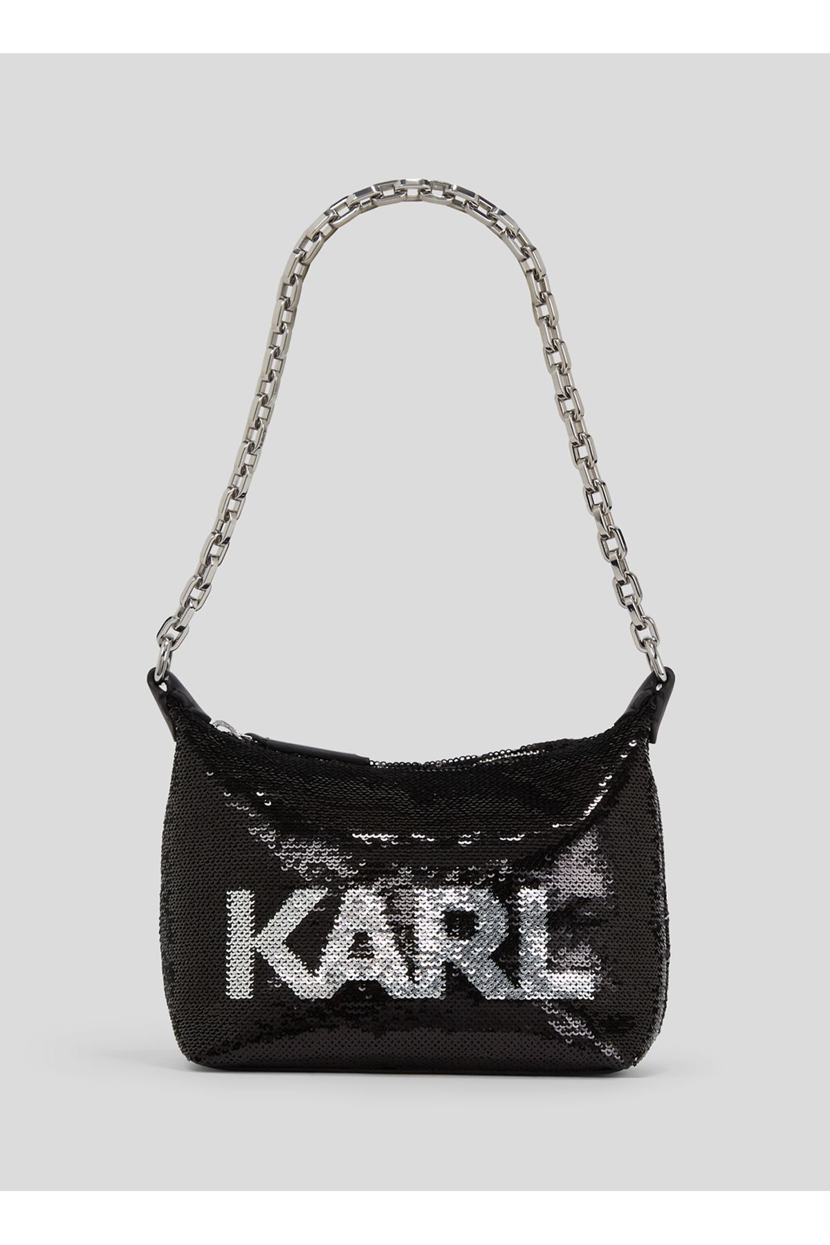 Karl Lagerfeld Siyah Kadın 26,4x46x36 cm Omuz Çantası 235W3052999