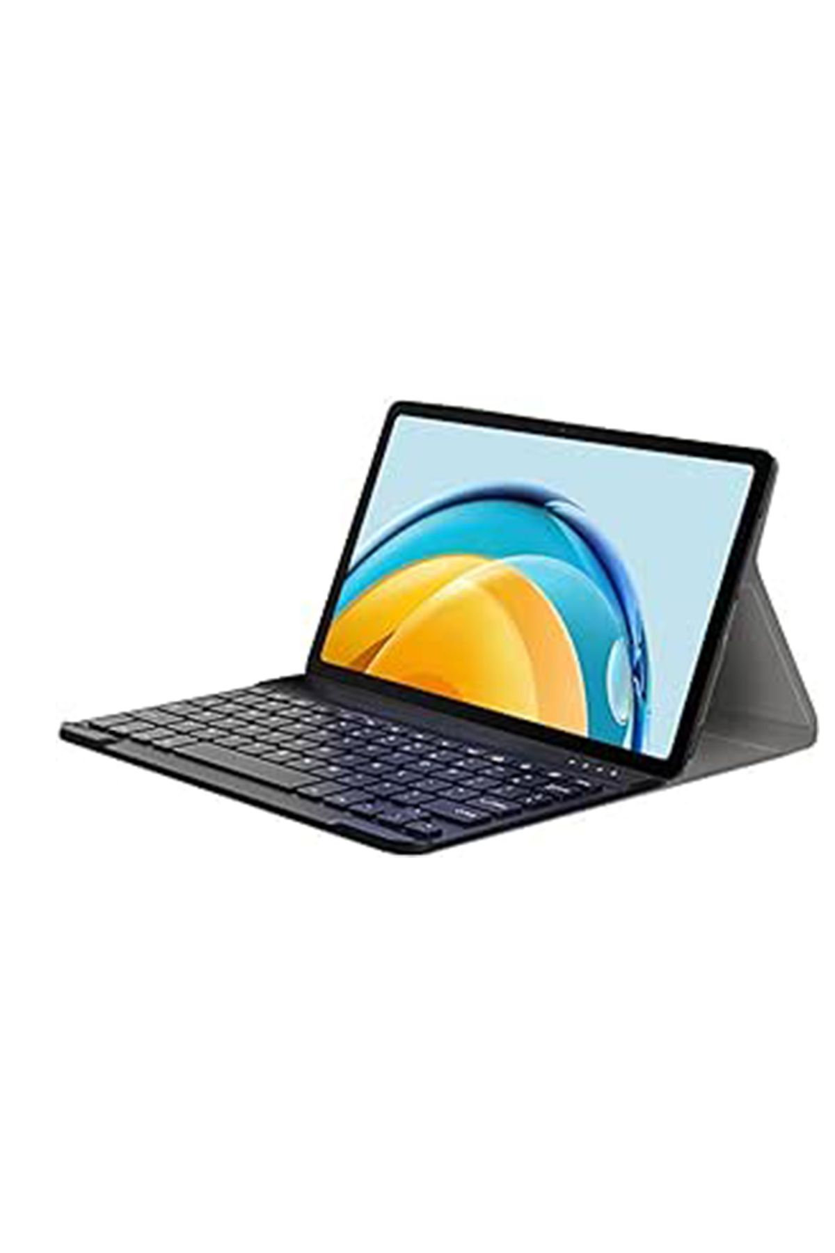Microcase Samsung Galaxy Tab S9 FE Plus X610 12.4 inch Tablet Uyumlu Bluetooth Klavyeli Standlı Kılıf - BKK4
