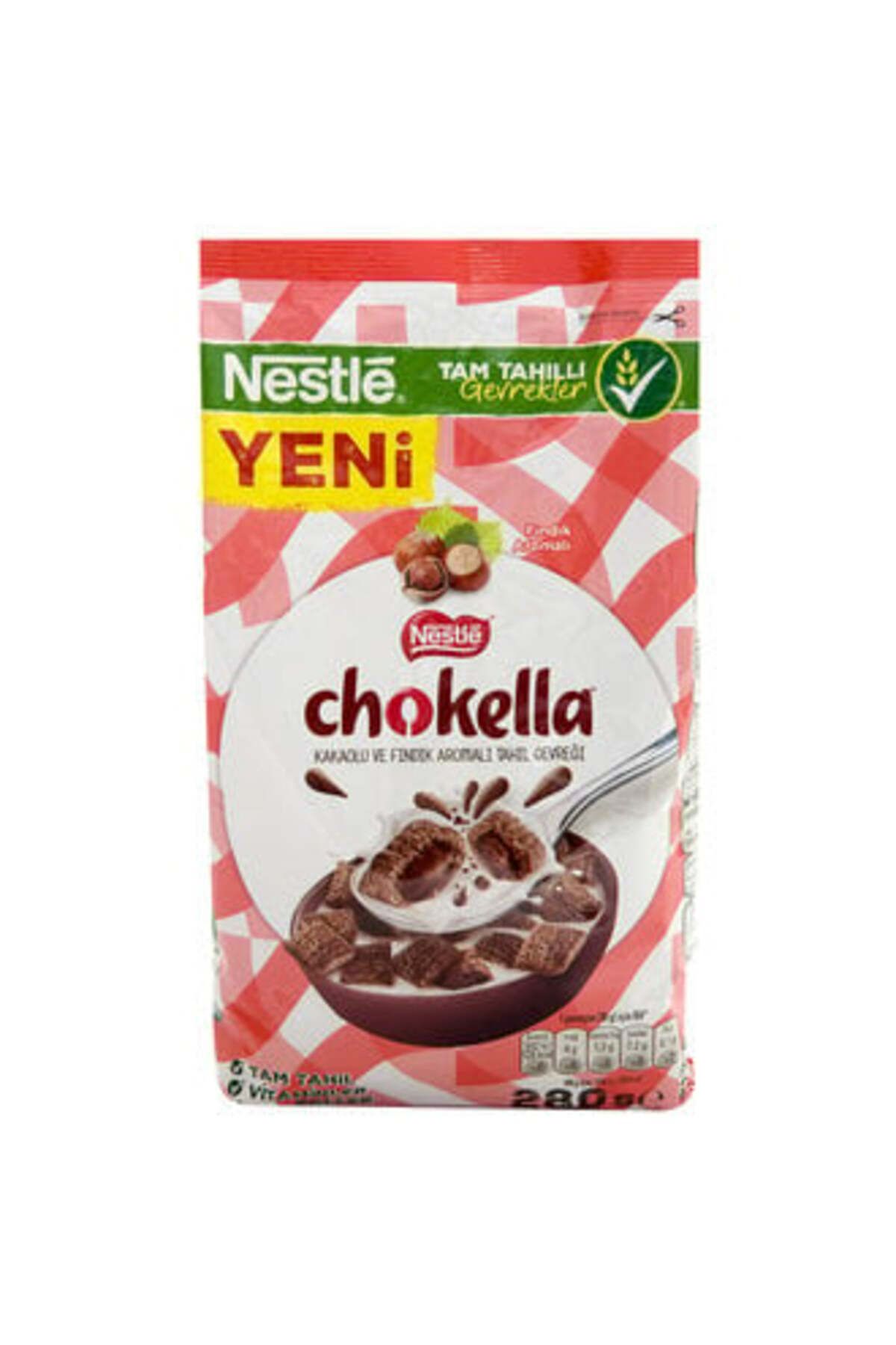 Nestle ( CİNO ÇİKOLATA ) Nestle Chokella Kakaolu Tahıl Gevreği 280 G ( 2 ADET )