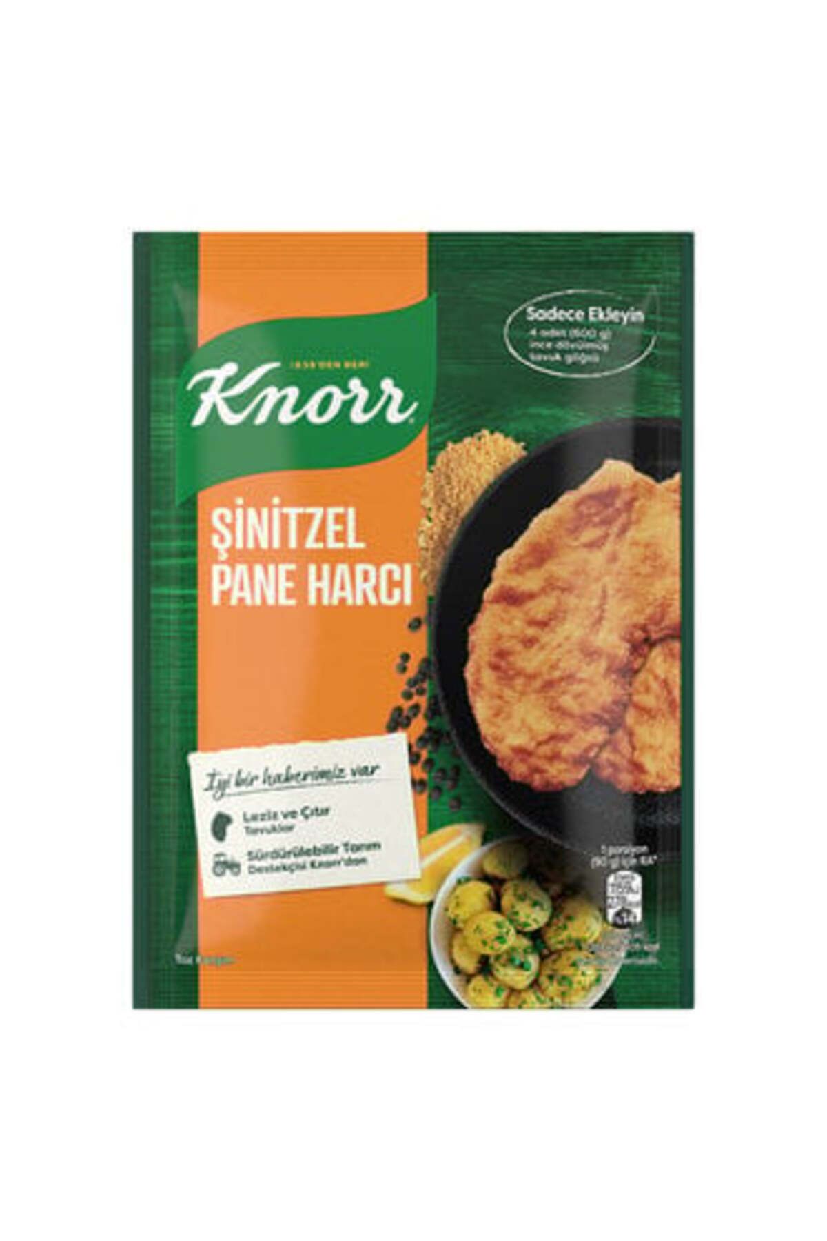 Knorr ( ETİ PETİTO HEDİYE ) Knorr Şinitzel Pane Harcı 90 gr ( 2 ADET )