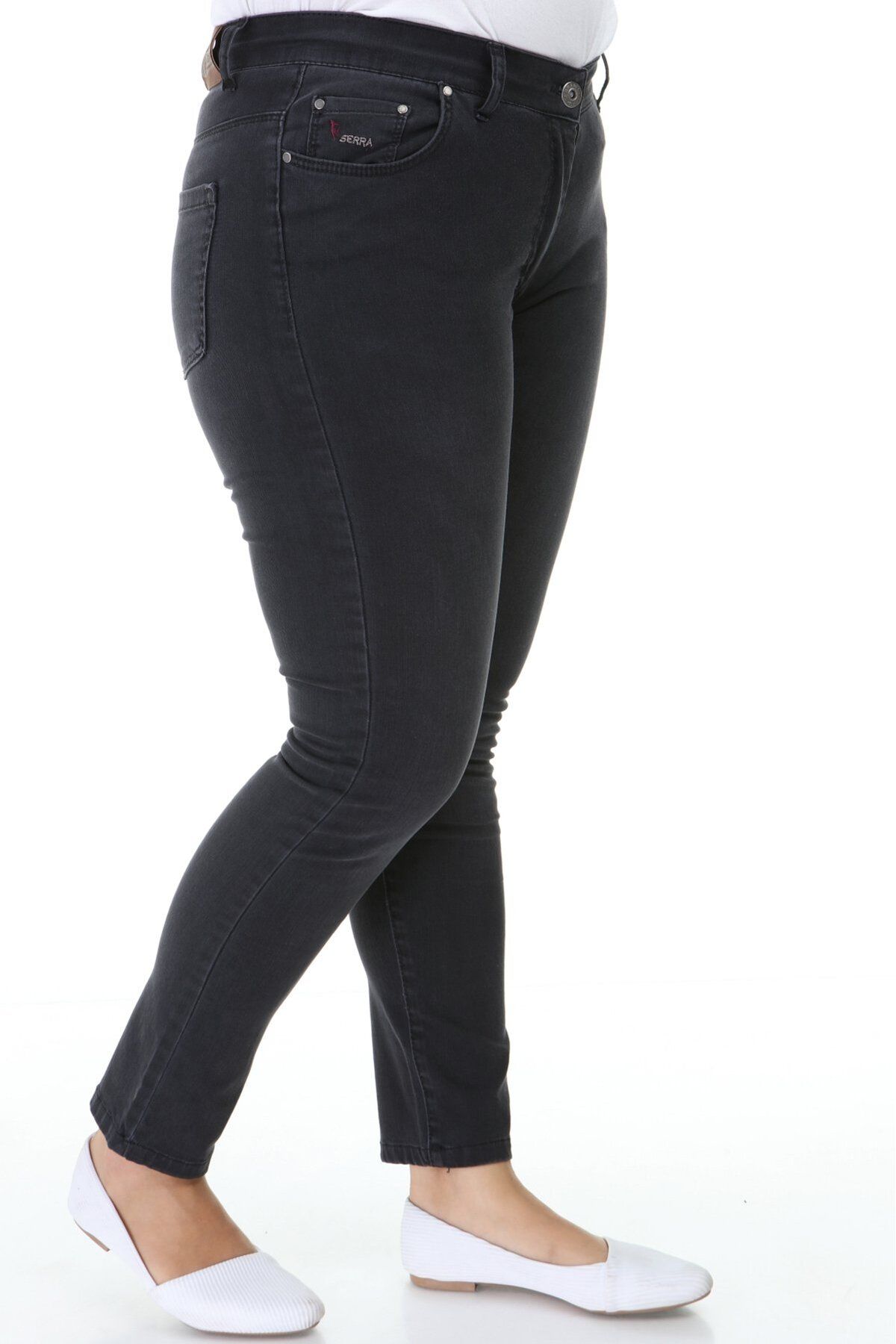 Hanezza Yüksek Bel Likralı Kot Pantolon - Slim Fit Tasarımıyla Şıklık