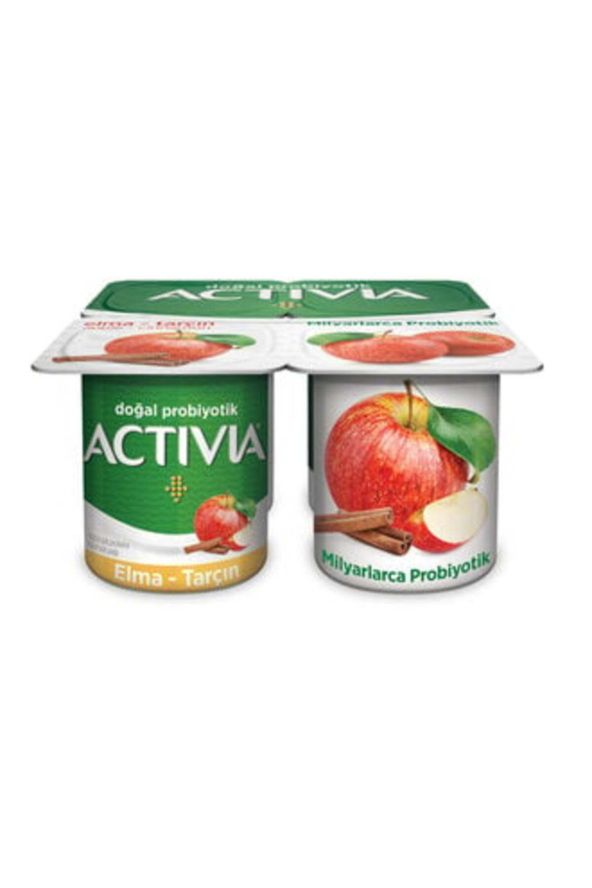 Danone Activia Tarçın Elma Probiyotik Yoğurt 4x100 g ( 2 ADET )