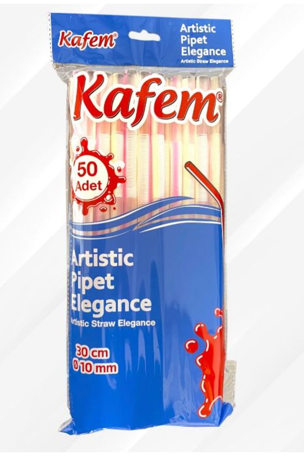KAFEM Artistik Pipet Elegance 30 cm Q10 mm 50 li X 5 Paket - Kafem