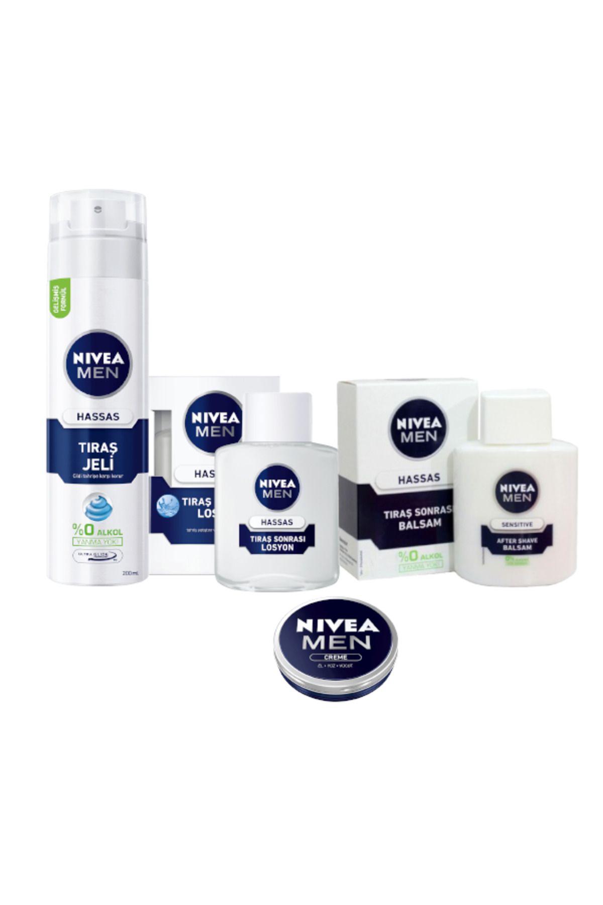 NIVEA Hassas Tıraş seti ve Tıraş sonrası Ürünleri