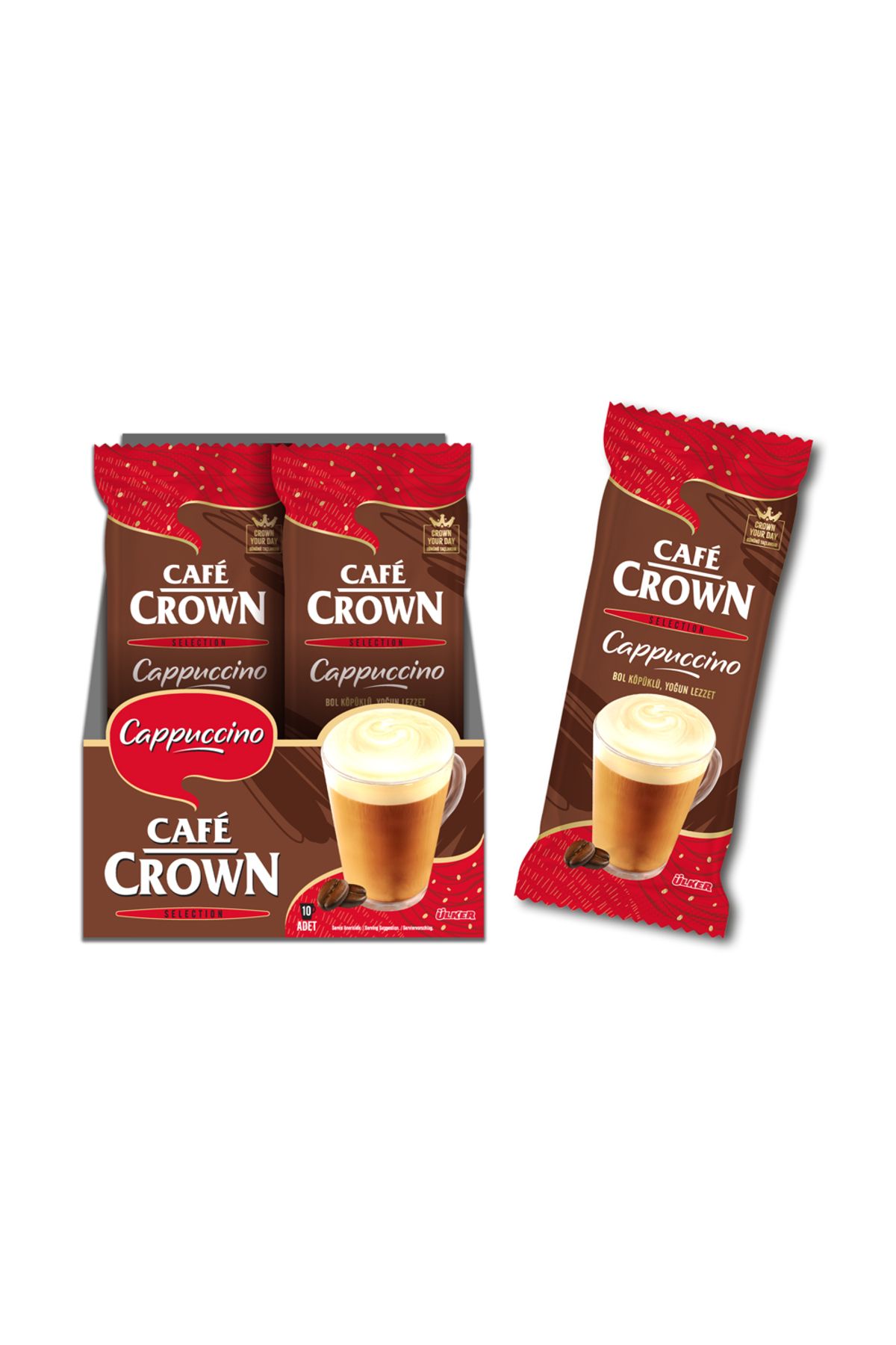 Cafe Crown Cappuccino 14 Gr. x 10 Adet