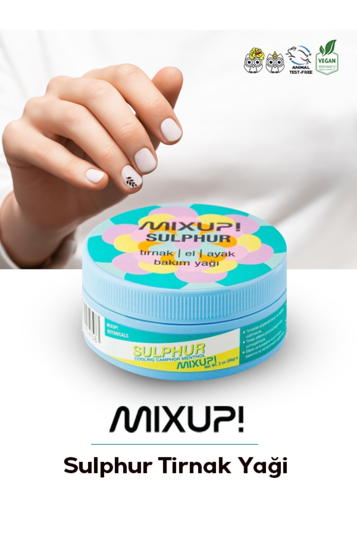 Mixup Sulphur El-Ayak-Tırnak Bakım Yağı 56 Gram