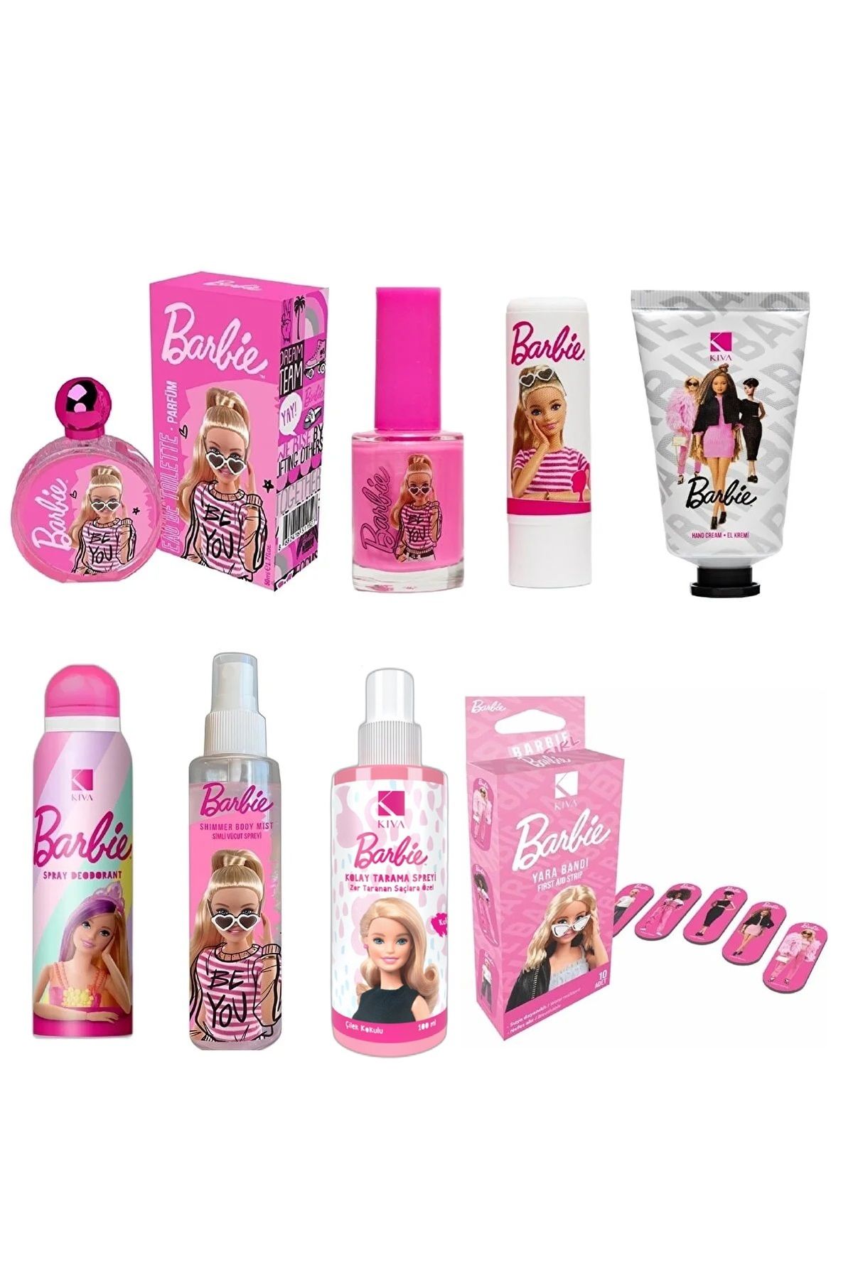 Barbie Lisanslı Parfüm Ve Kişisel Bakım Seti