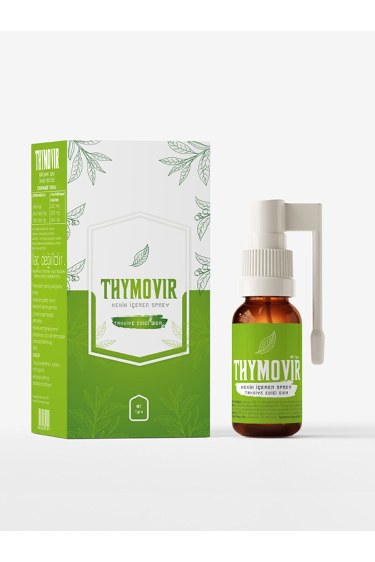 thymovir Doğal Boğaz,agız Spreyi Takviye Edici Gıda Vitamin C Desteği 1 gr Toz/ 30 ml