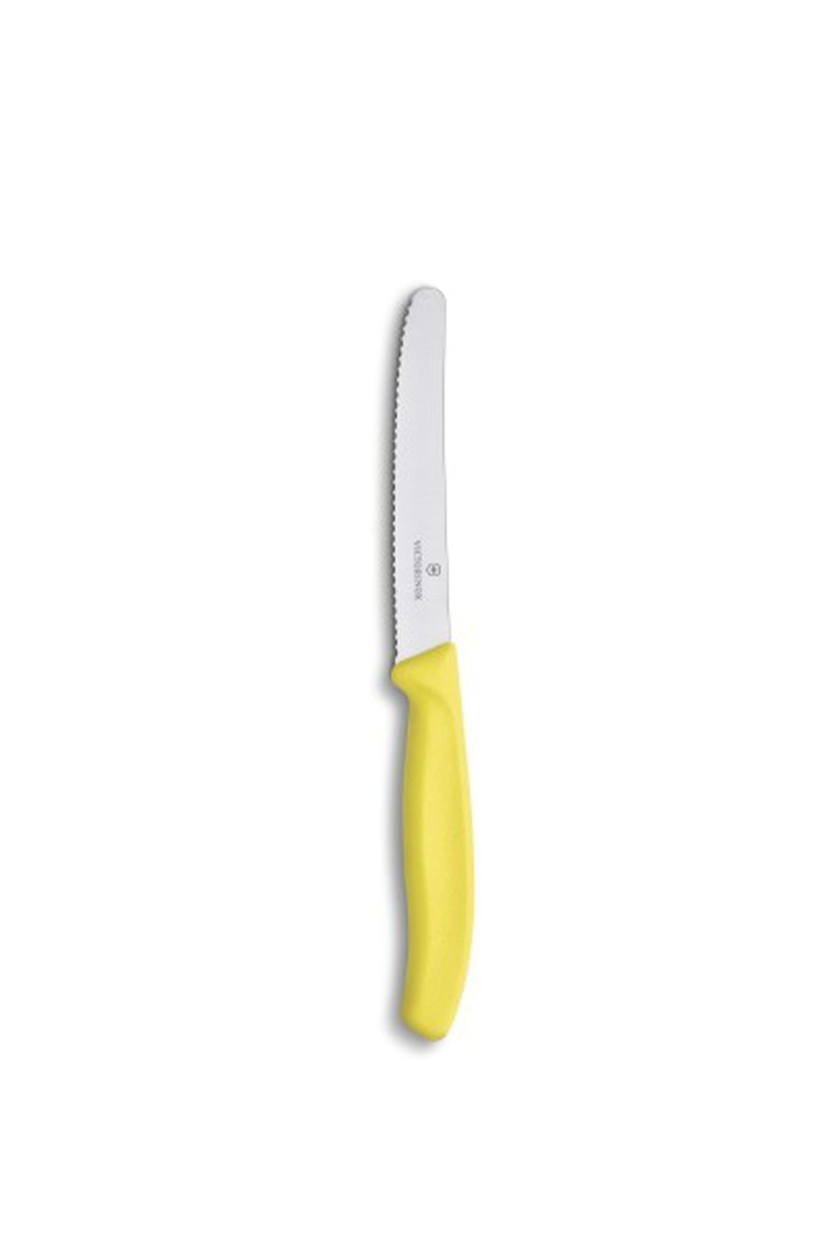 VICTORINOX Paslanmaz Çelik Sarı Tırtıklı Domates ve Sosis Bıçağı 11 cm