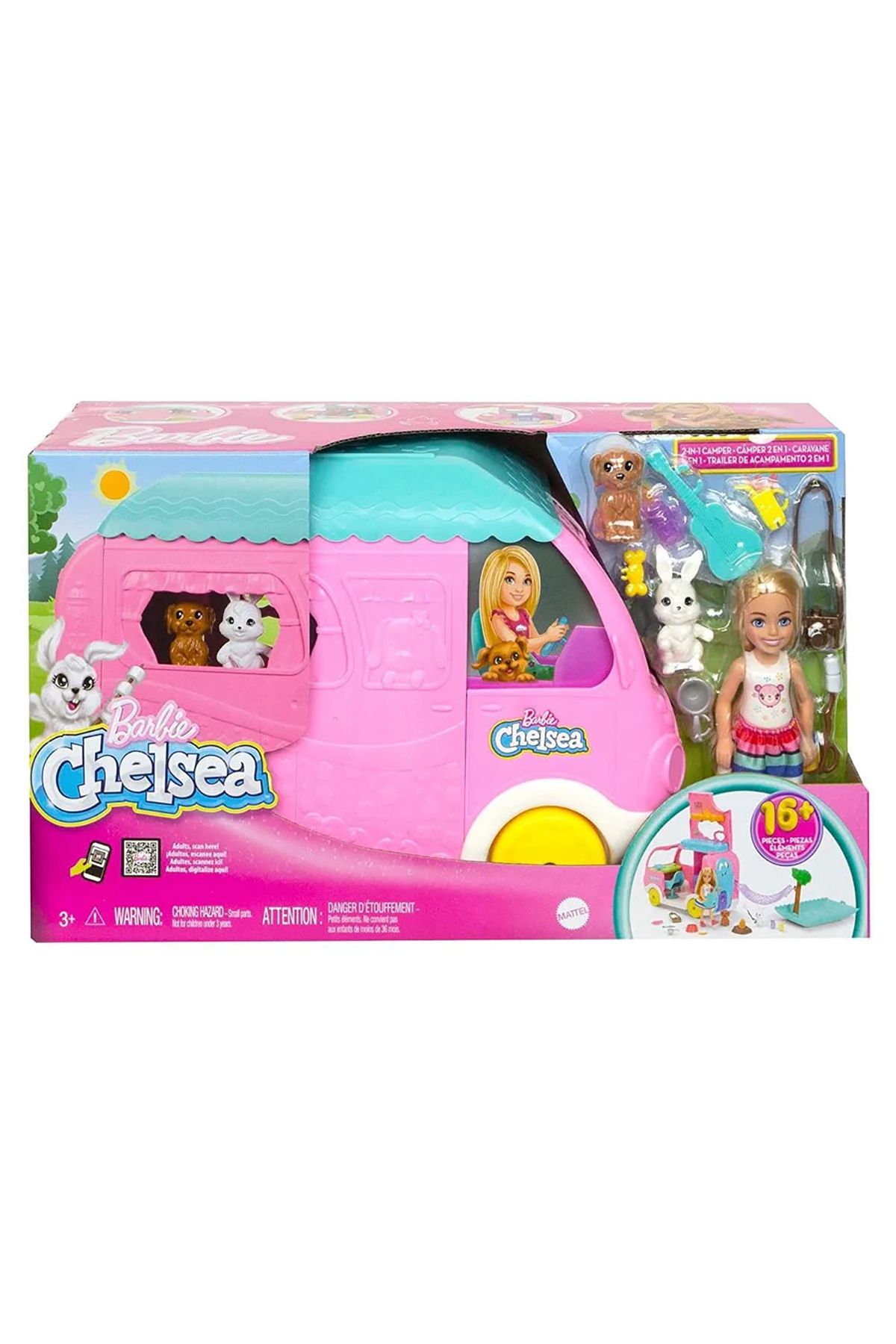 Barbie Chelsea'nin Yeni Karavanı Pembe
