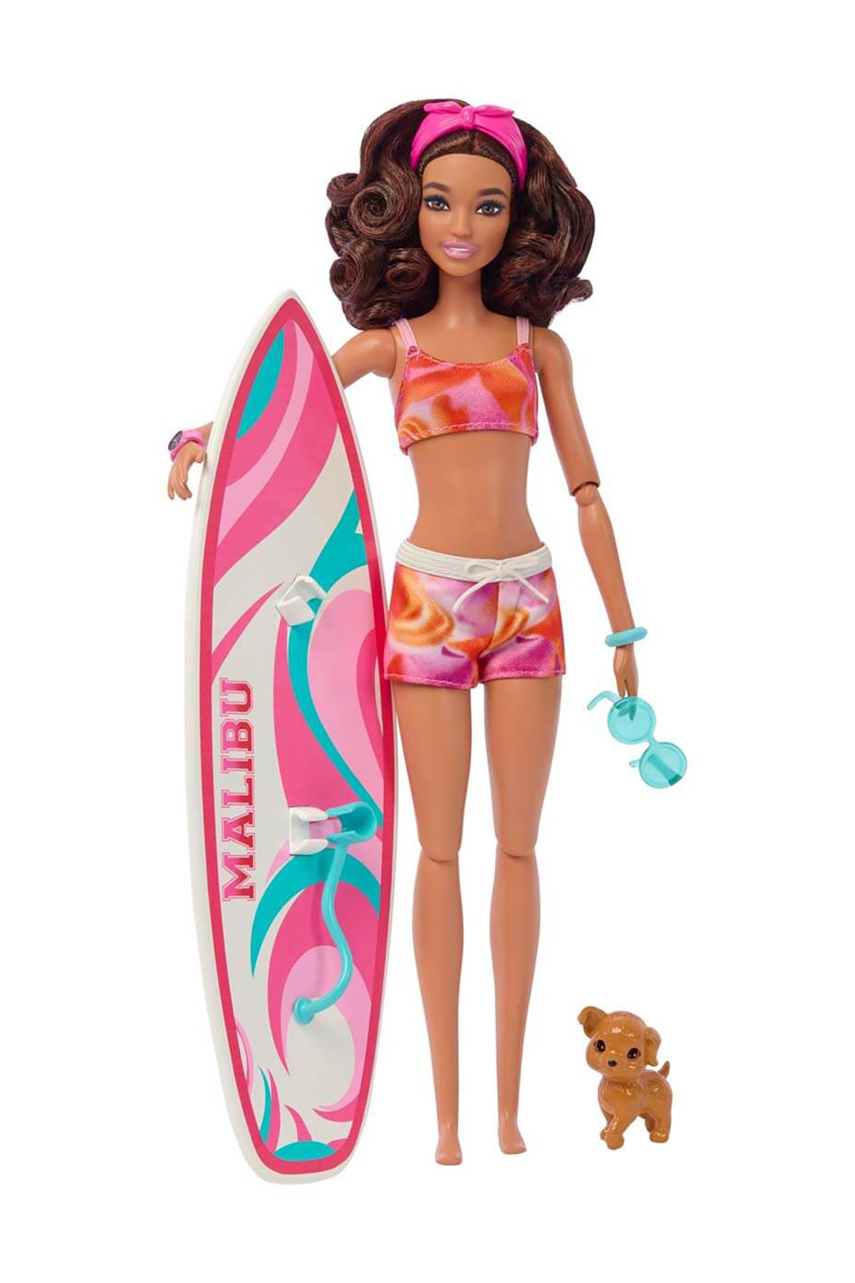 Barbie Sörf Yapıyor Oyun Seti Pembe
