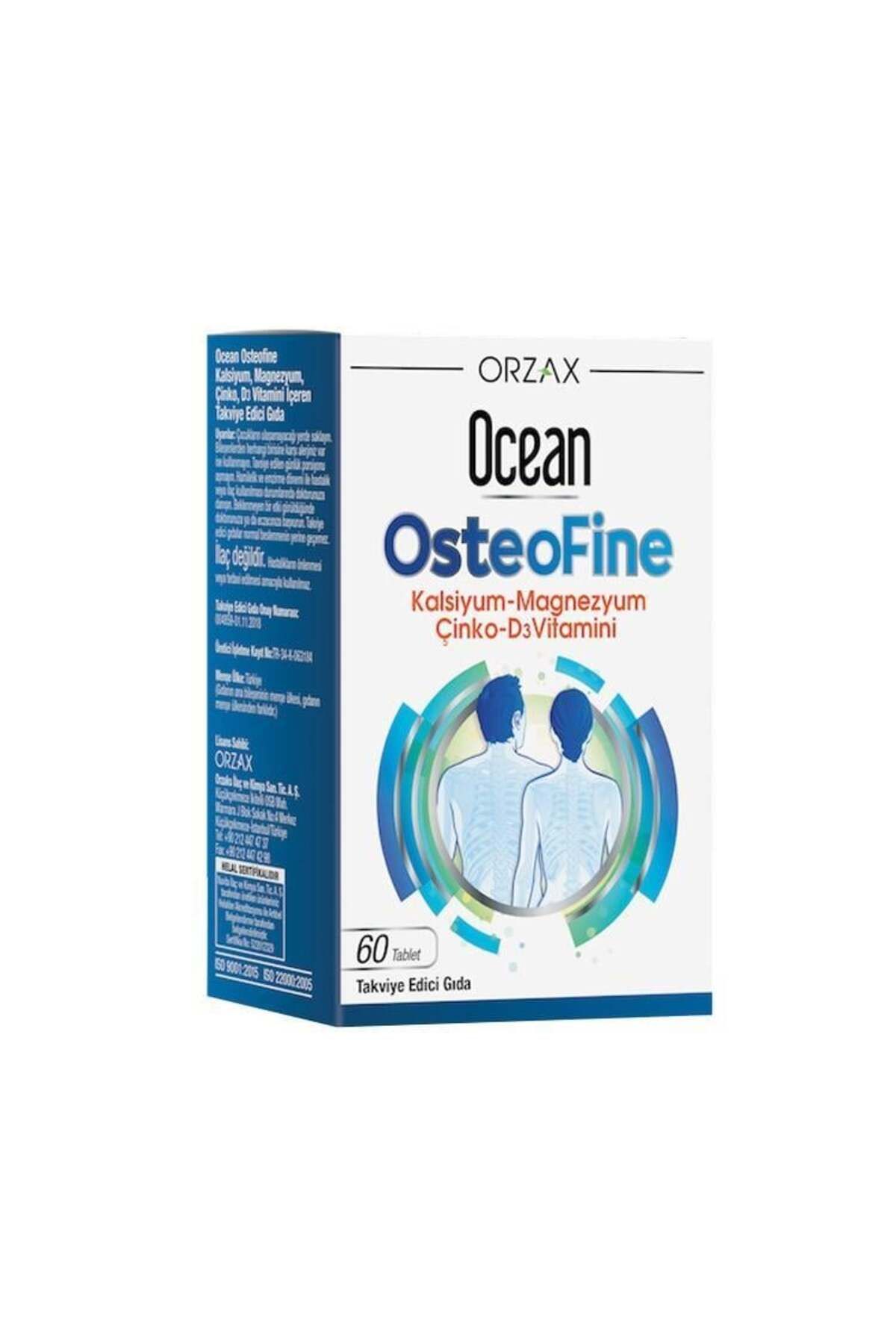 Ocean Osteofine 60 Tablet Kalsiyum - Magnezyum - Çinko & D3 Vitamin
