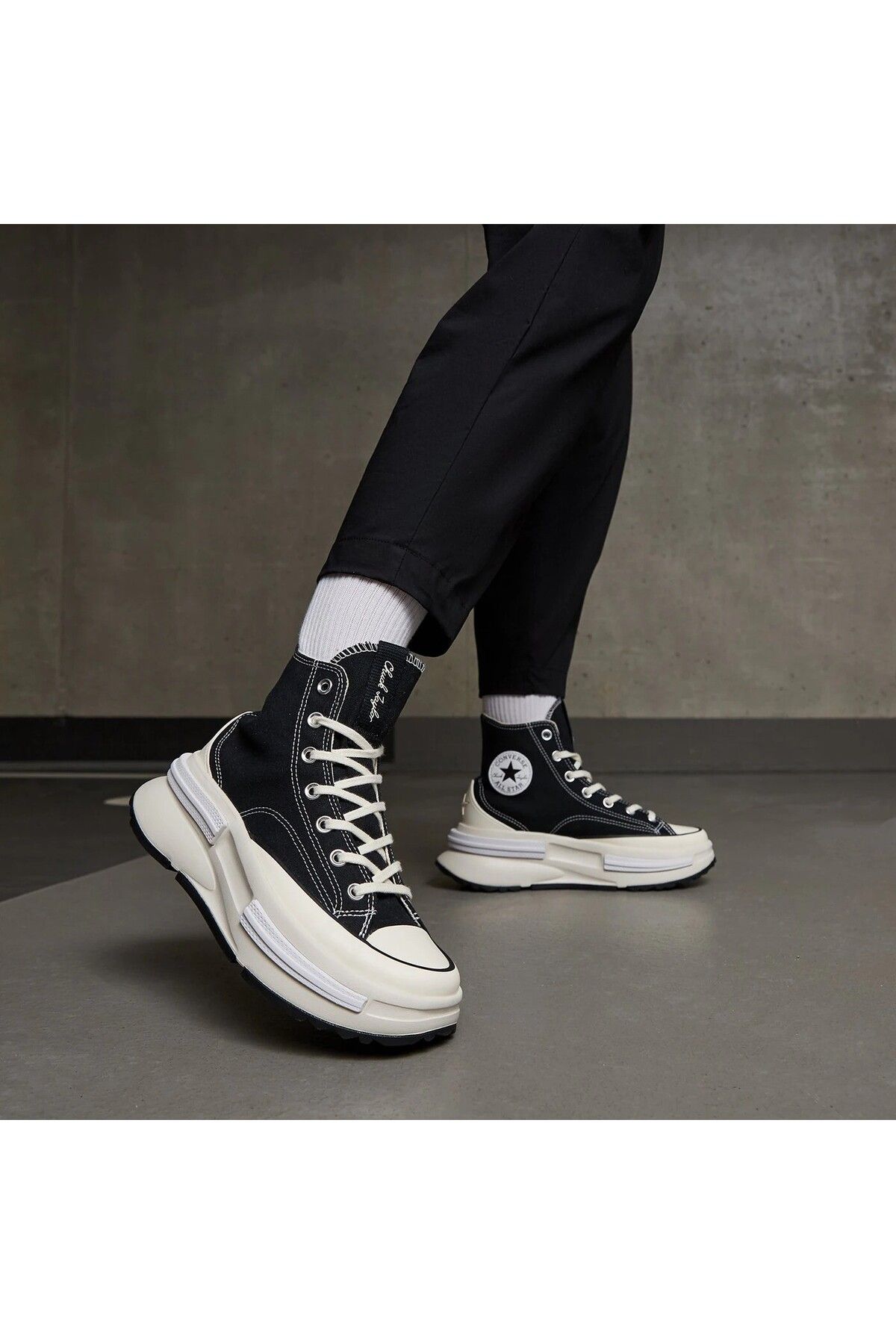 Converse Run Star Legacy Cx Future Comfort Unisex Platformlu Günlük Ayakkabı Siyah