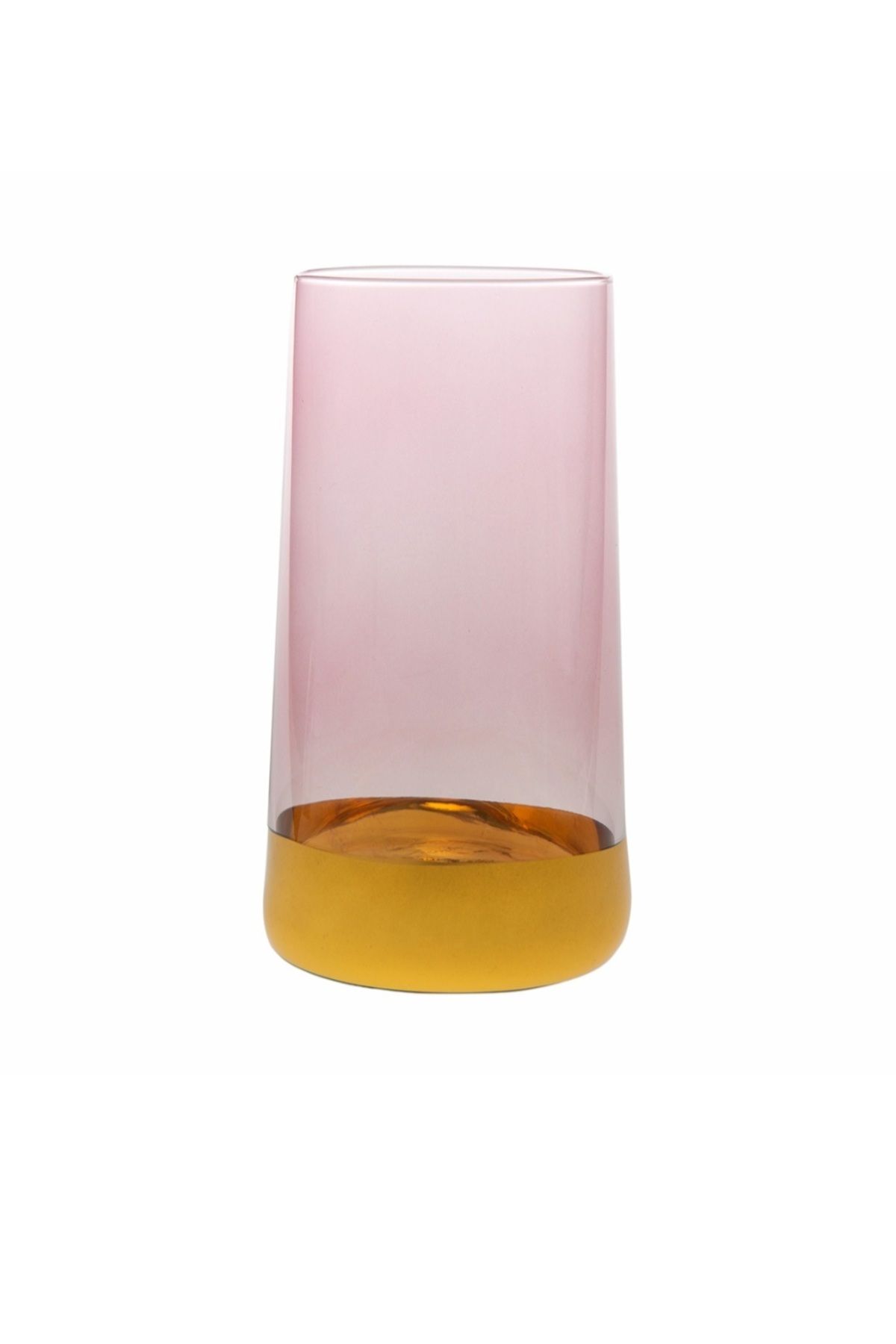 SIGMA GLASS SİGMA GLASS 6'lı Jumbo Pembe Altın Meşrubat Bardağı