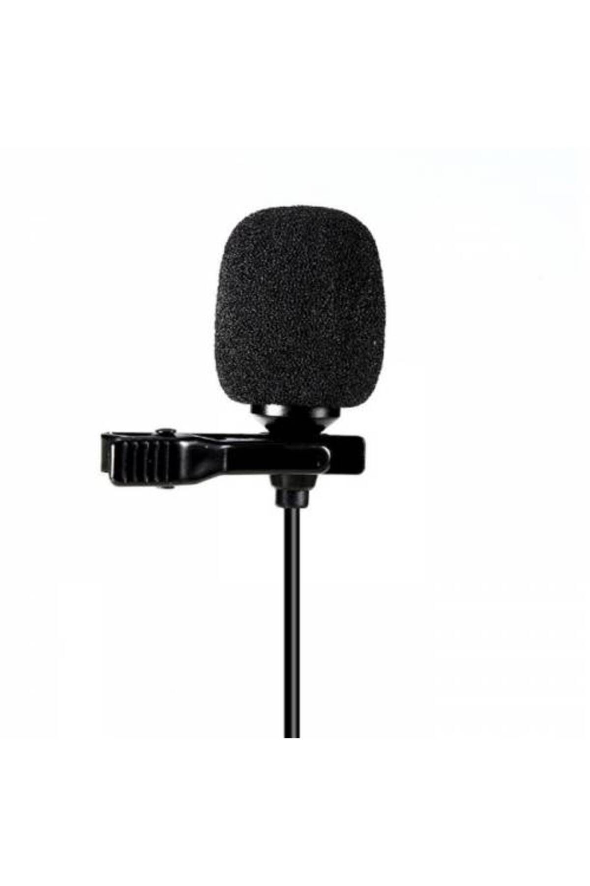 Genel Markalar Adipa Ag Profesyonel Lavalier Klipsli Yaka Mikrofonu Stereo 3.5mm Telefon