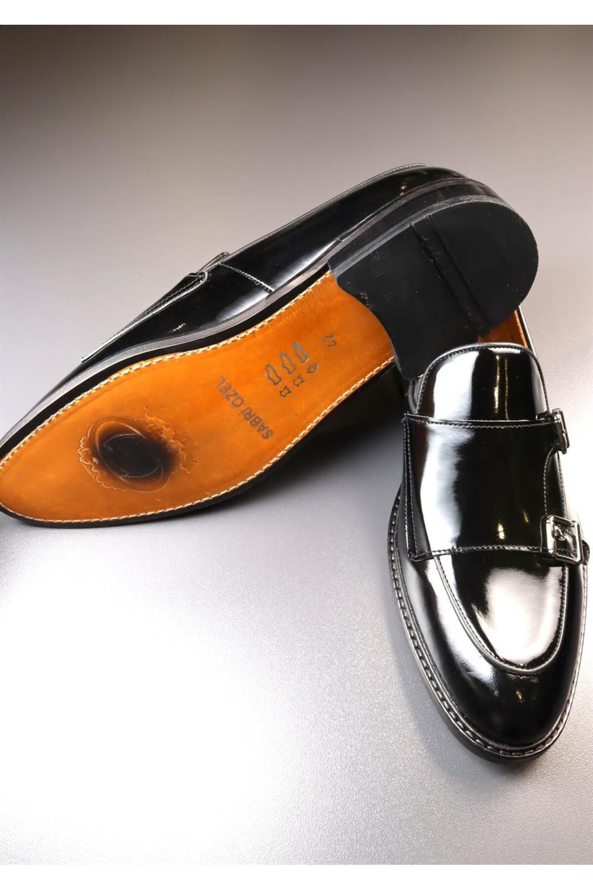 Sabri Özel 1969 Deri Ayakkabı Siyah Rugan
