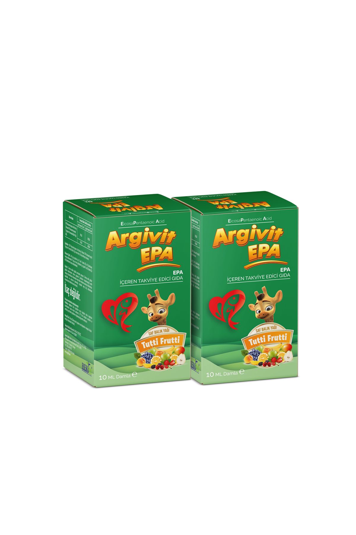 Argivit EPA Balık Yağı 2'li Paket 10 ml