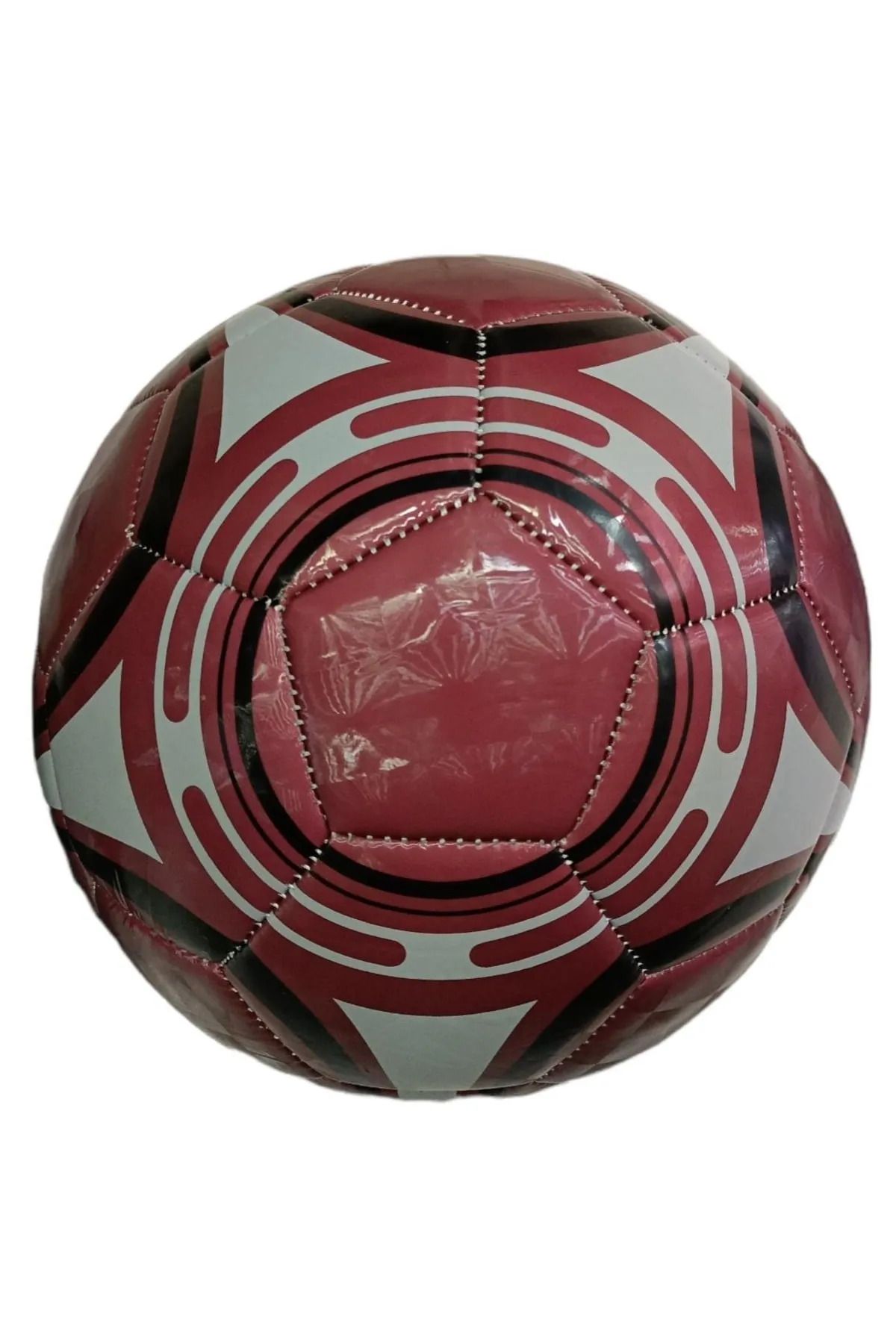 TOCSPORTS Çocuklar İçin Bordo Futbol Oyun Topu - No 5 - 3 Astar - 325 Gram - Pompa Dahil
