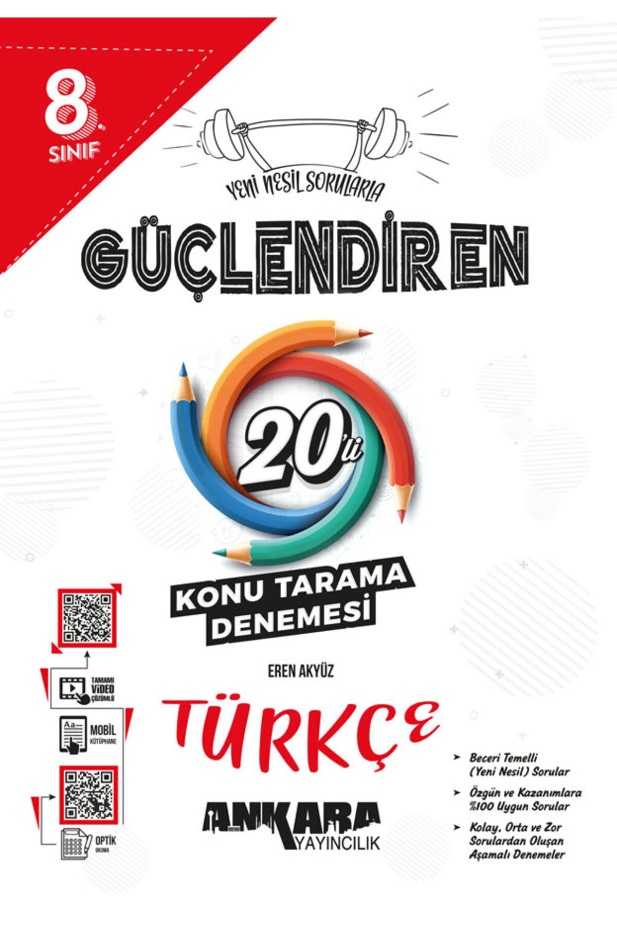 Ankara Yayıncılık 8.? ?Sınıf Güçlendiren Türkçe 20'li Konu Tarama Denemesi