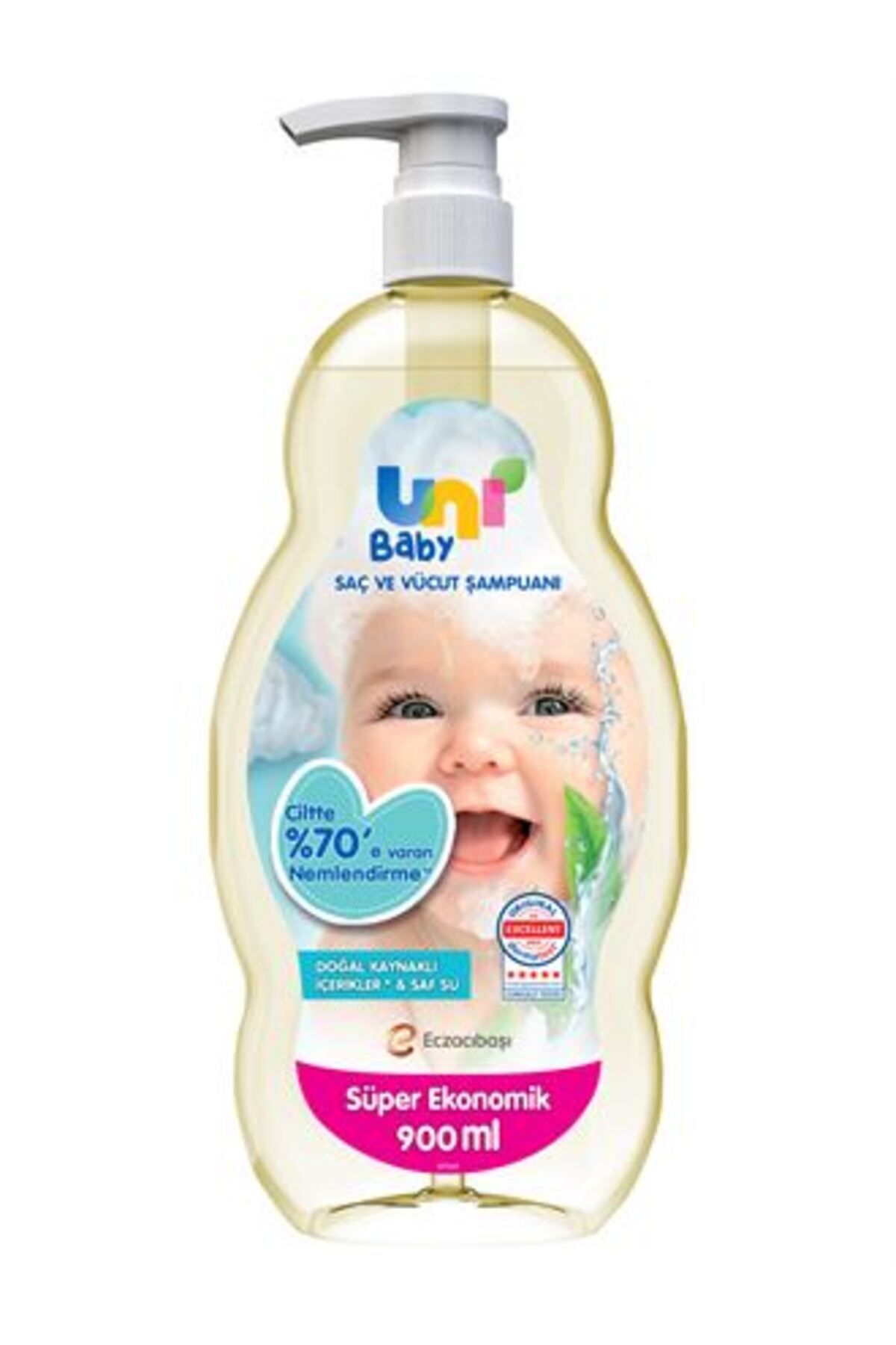 Uni Baby Bebek Saç Ve Vücut Şampuanı 900 ml