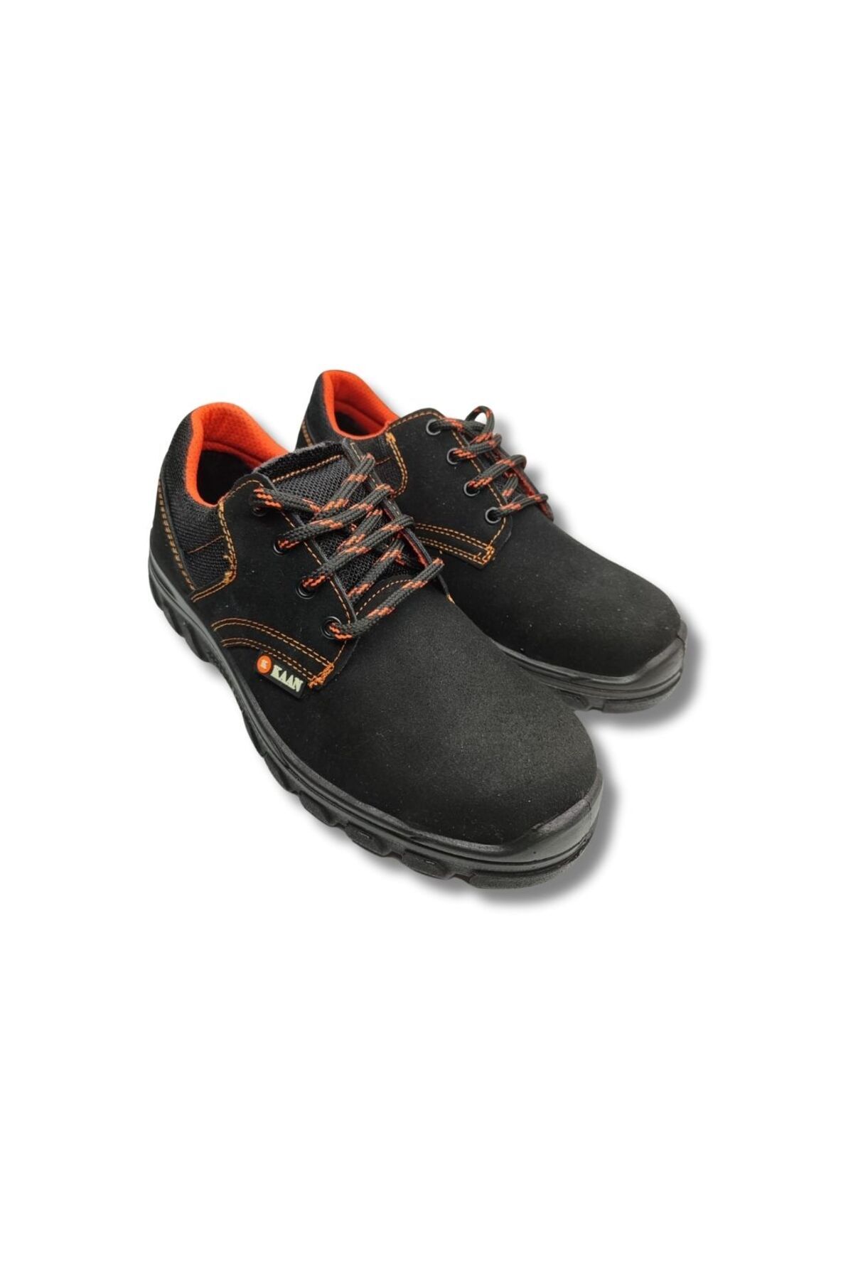 Kaan Çelik Burunlu Bağcıklı İş Ayakkabısı / Siyah