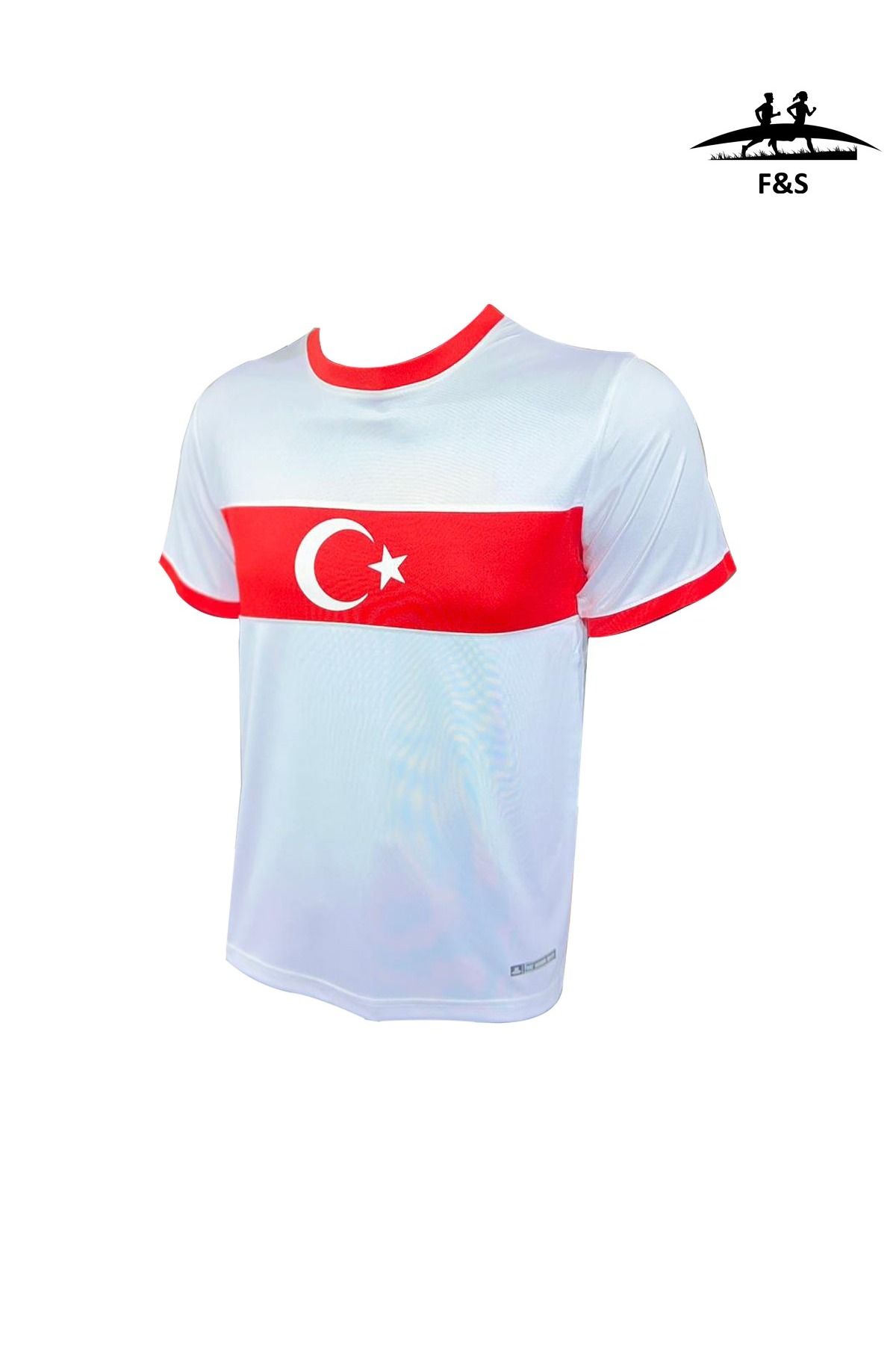 Fs Milli Takım Forma Erkek Türkiye Tişört Beyaz
