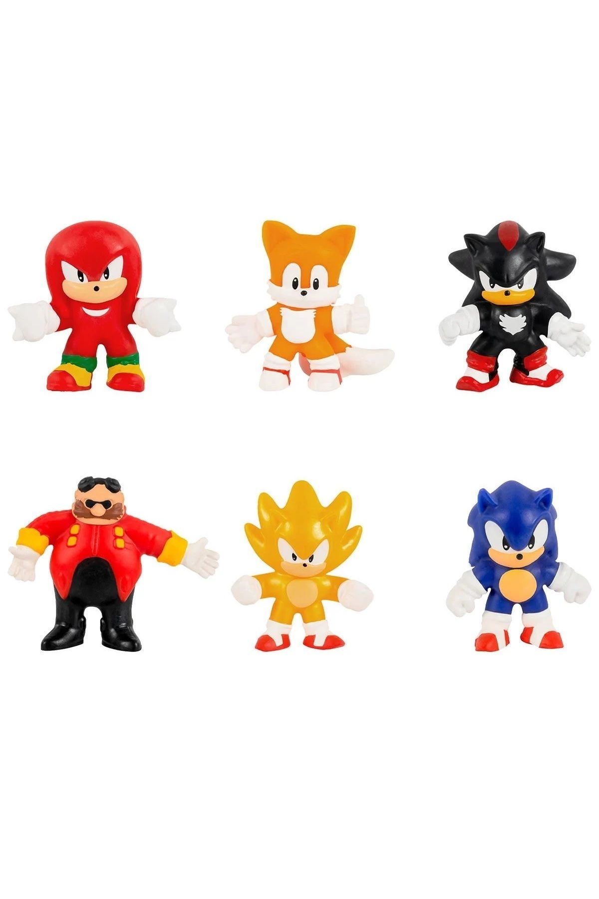 Can Ali Toys Çocuk 6'lı Süper Esnek Goojitsu Sonic Oyun Seti