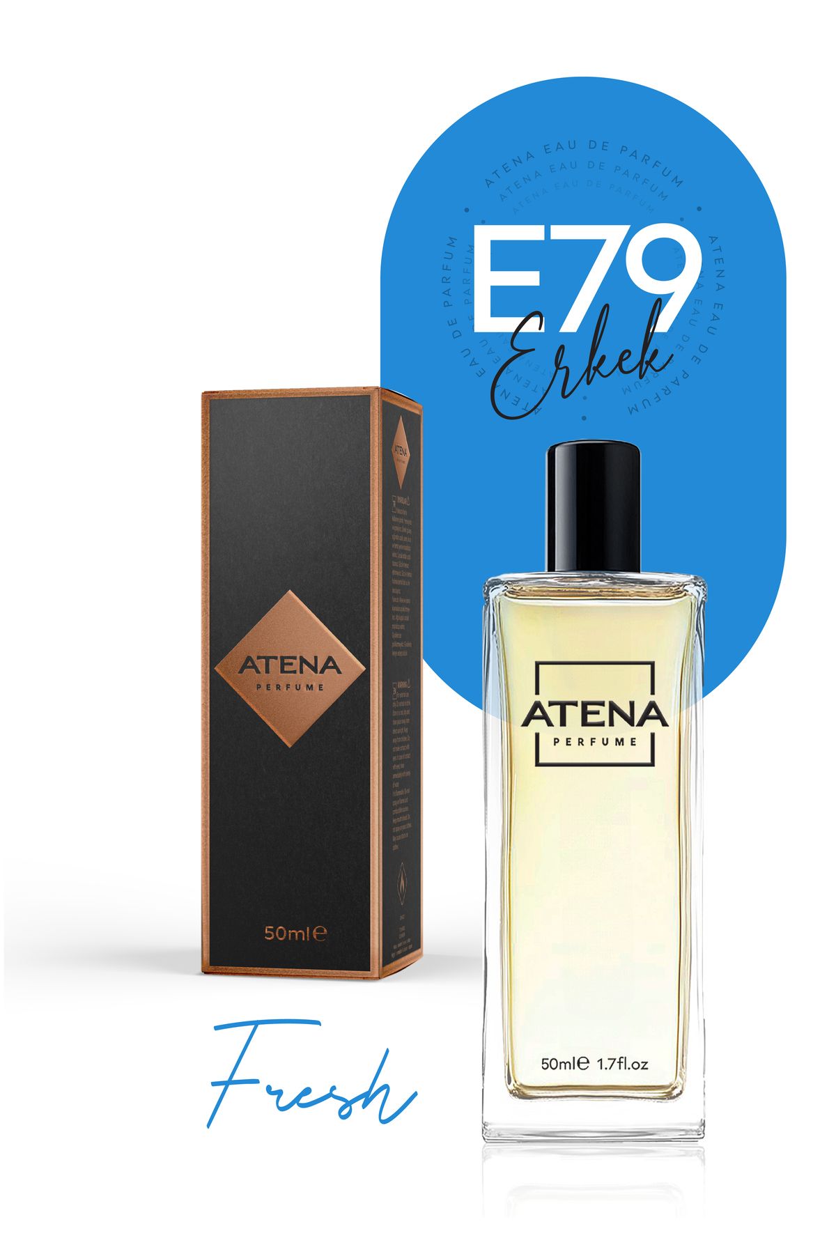Atena Perfume E79 Polo Blue Fresh Edp 50ml Erkek Parfüm
