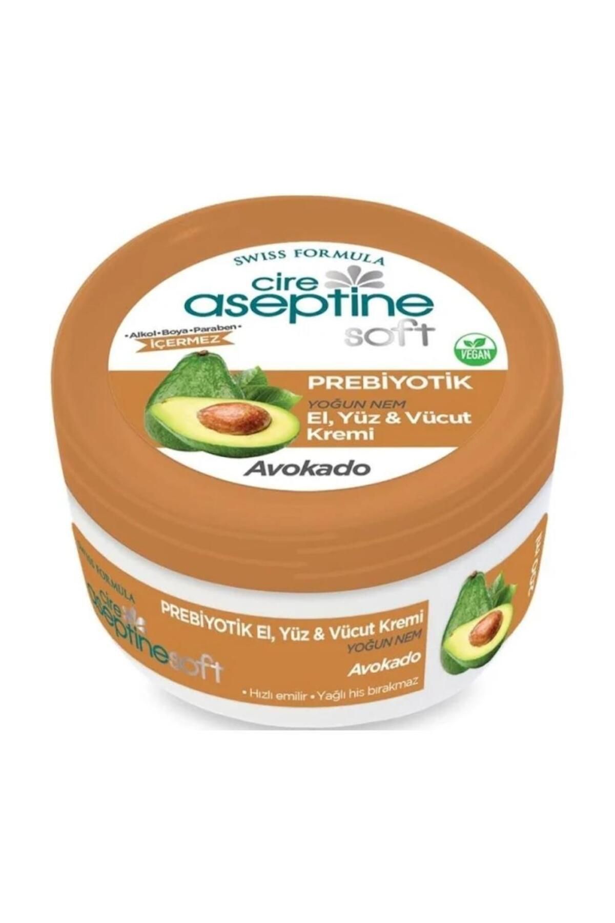 Cire Aseptine Soft Avokado Prebiyotik Nemlendirici Krem 200 ml