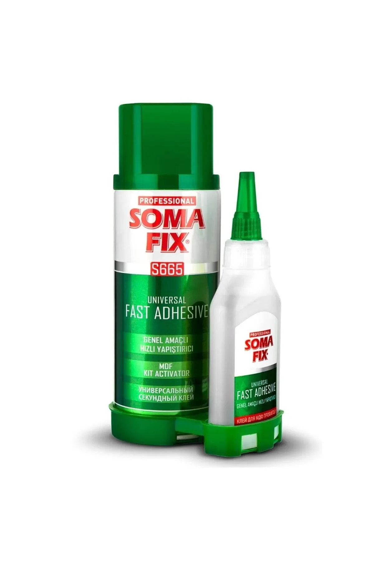 Somafix hızlı yapıştırıcı - S665- Aktivatör 400ml + Yapıştırıcı 100 ml