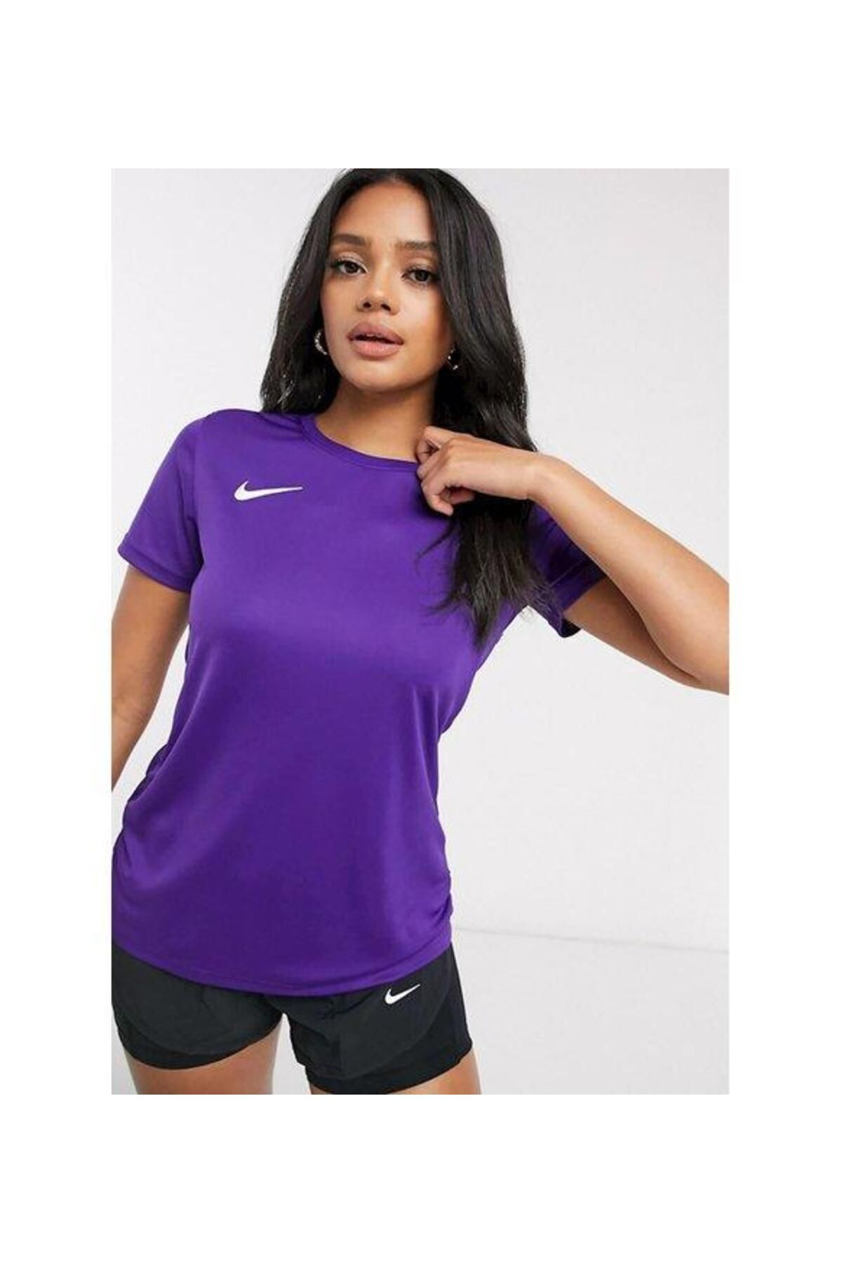 Nike Bv6728-547 W Nk Df Park Vıı Jsy Ss Kadın T-shirt