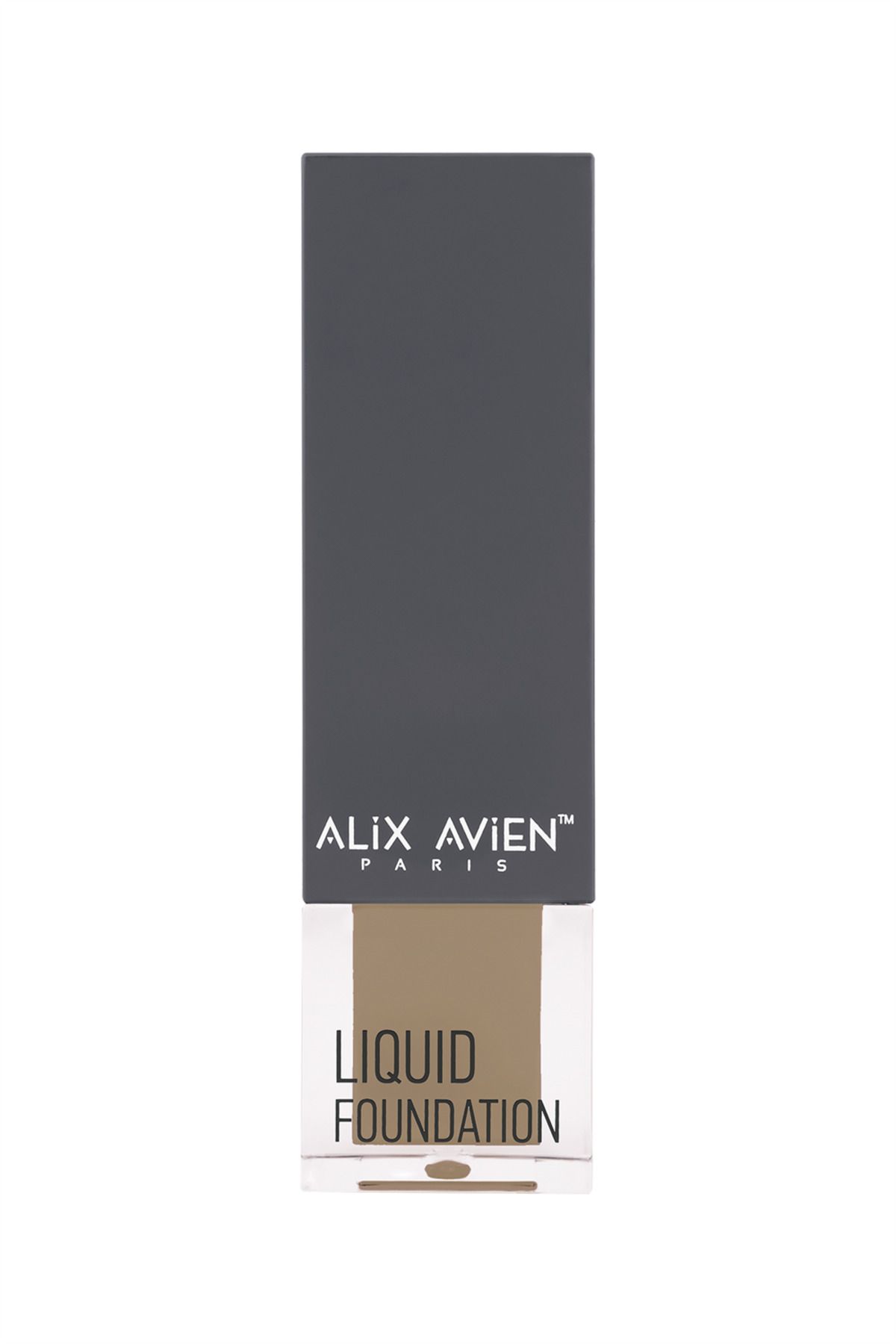 Alix Avien Liquid Foundation 312 Warm Caramel-likit Fondöten Ten Makyajı-doğal Parlak Etki Kremsi Yapı-spf 35