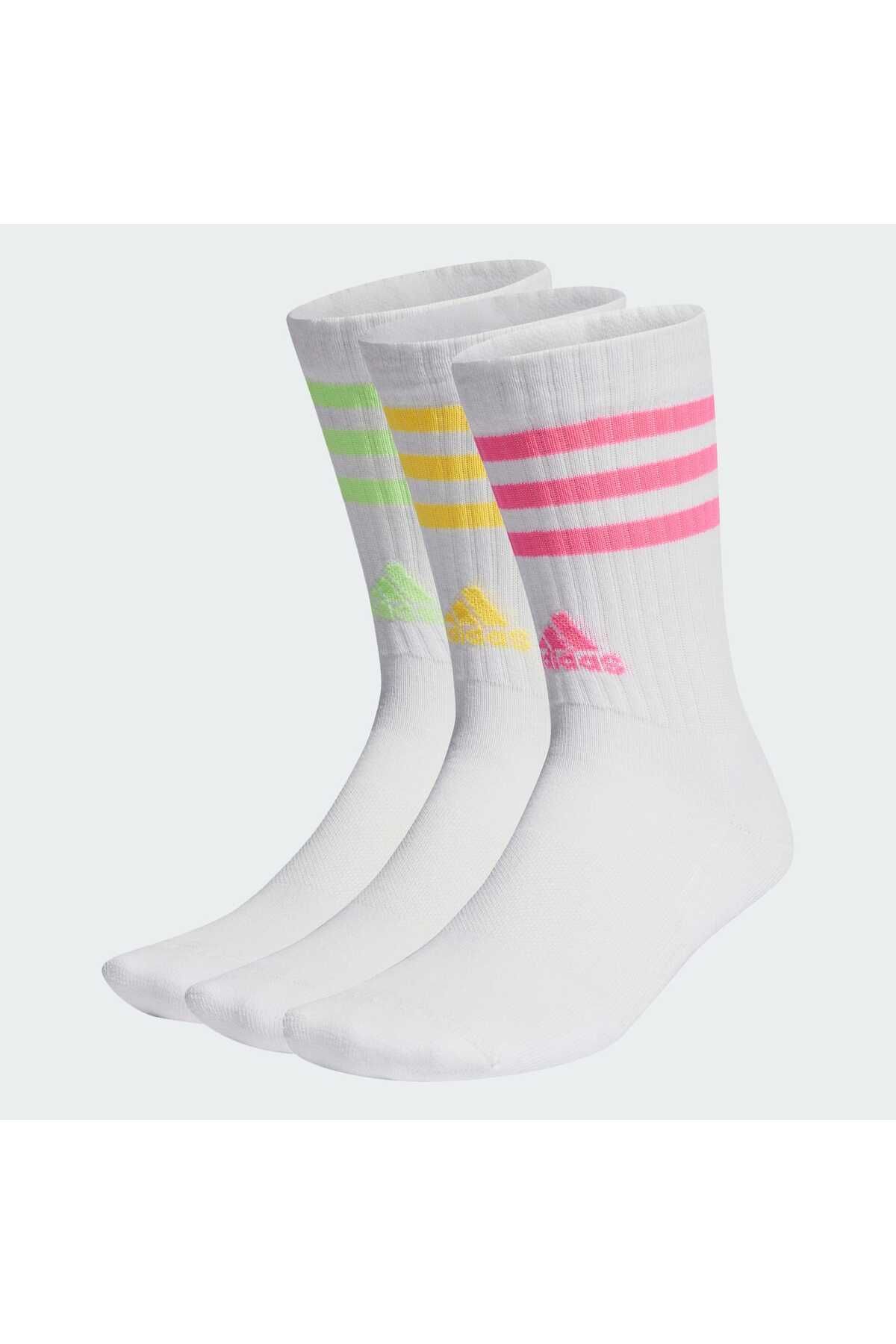 adidas 3-Stripes Yastıklamalı Bilekli Çorap - 3 Çift