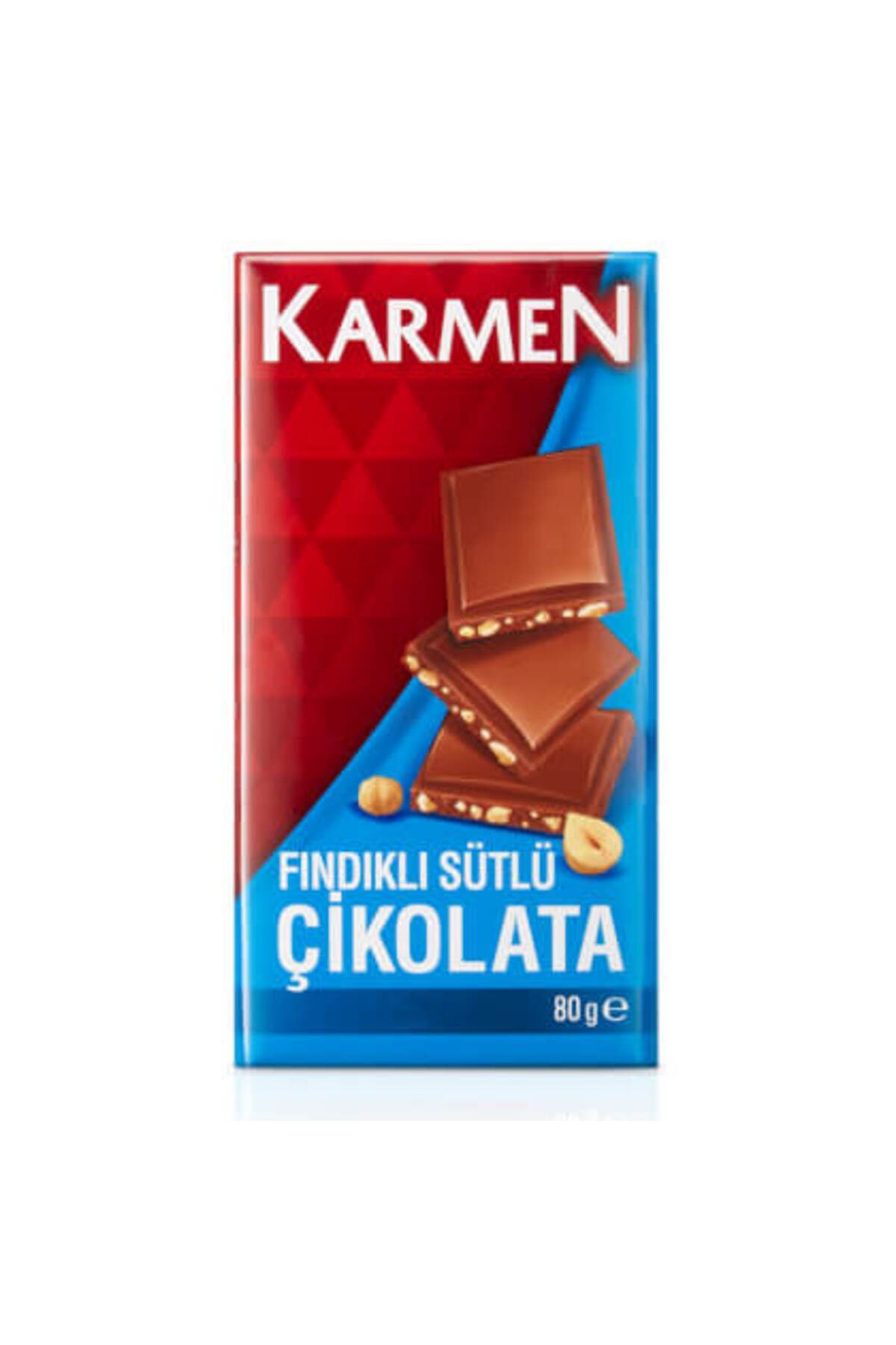 Karmen ( 2 ADET Fındıklı Çikolata 80gr
