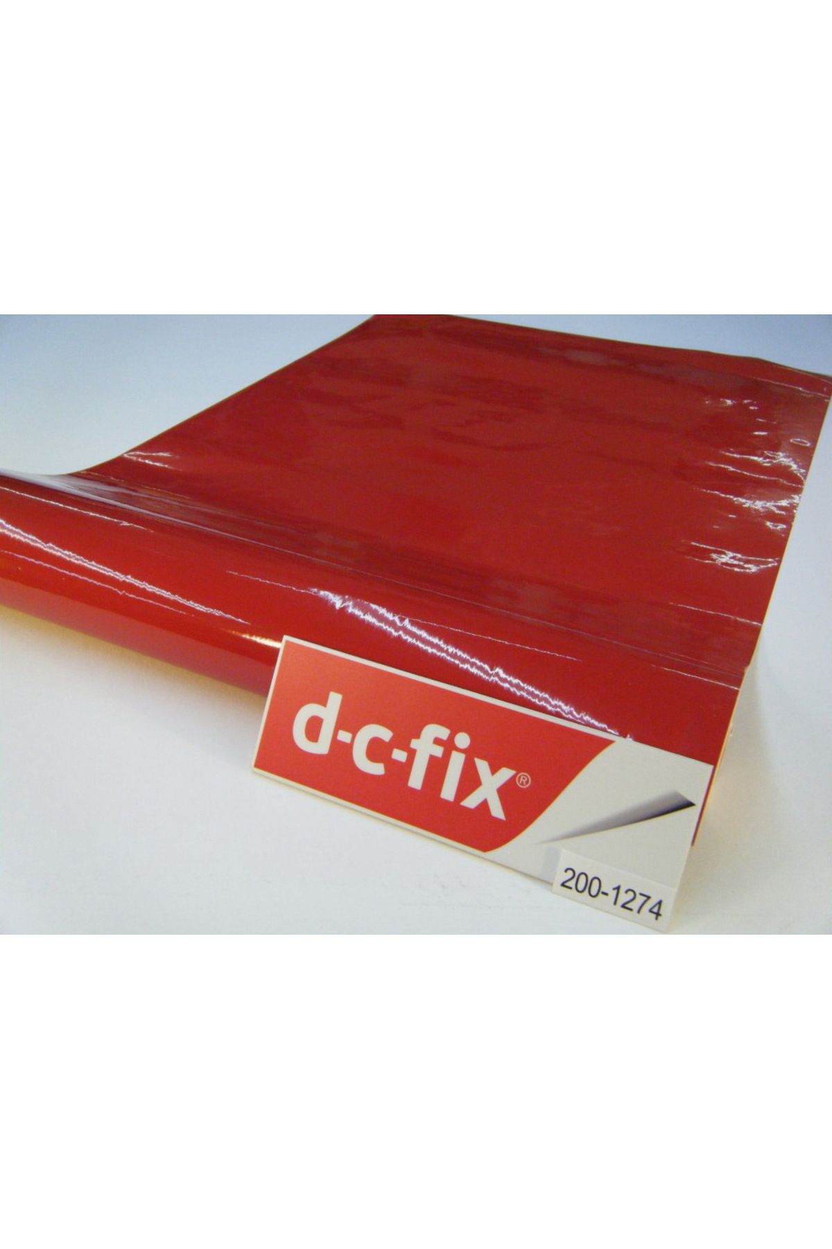 d-c-fix 200-1274 Düz Kırmızı Parlak Yapışkanlı Folyo