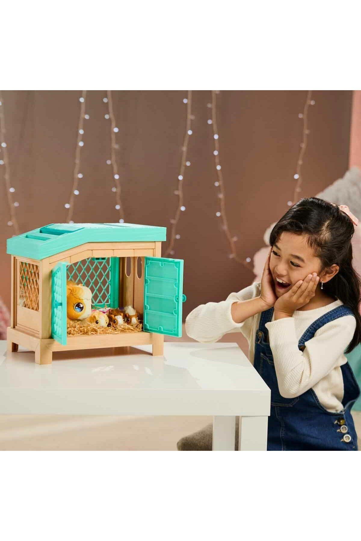 MONSTER HIGH Çocuk Eğlenceli Sevimli Sesli ve Sesi Tekrarlama Özelliği Olan Hamsterlar Oyun Evi Seti