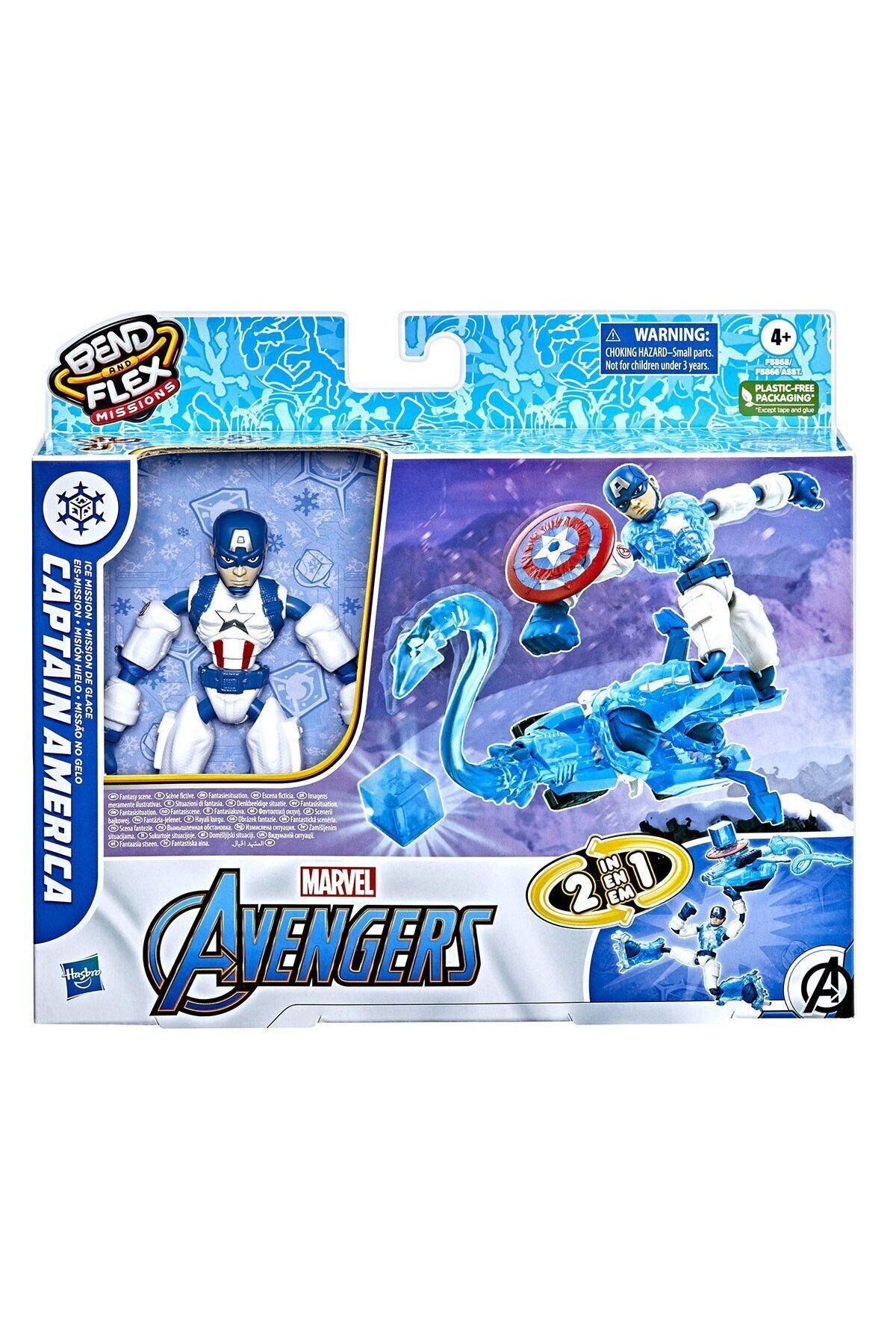 Can Toys Çocuk Aksiyon En Güçlü Süper Kahraman Buz Görevi Captain America