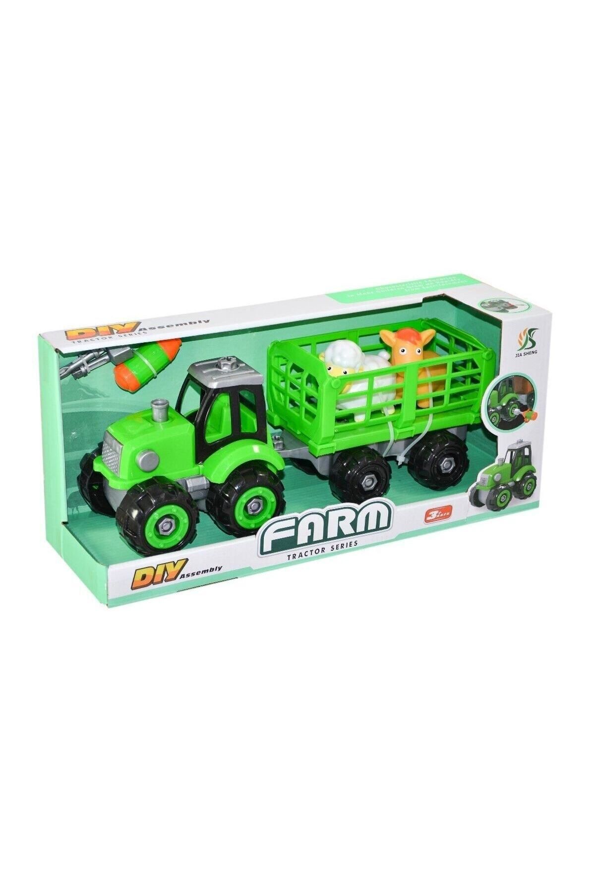 Can Ali Toys 0488-814 Sök Tak Çiftlik Traktörü -Pasifik
