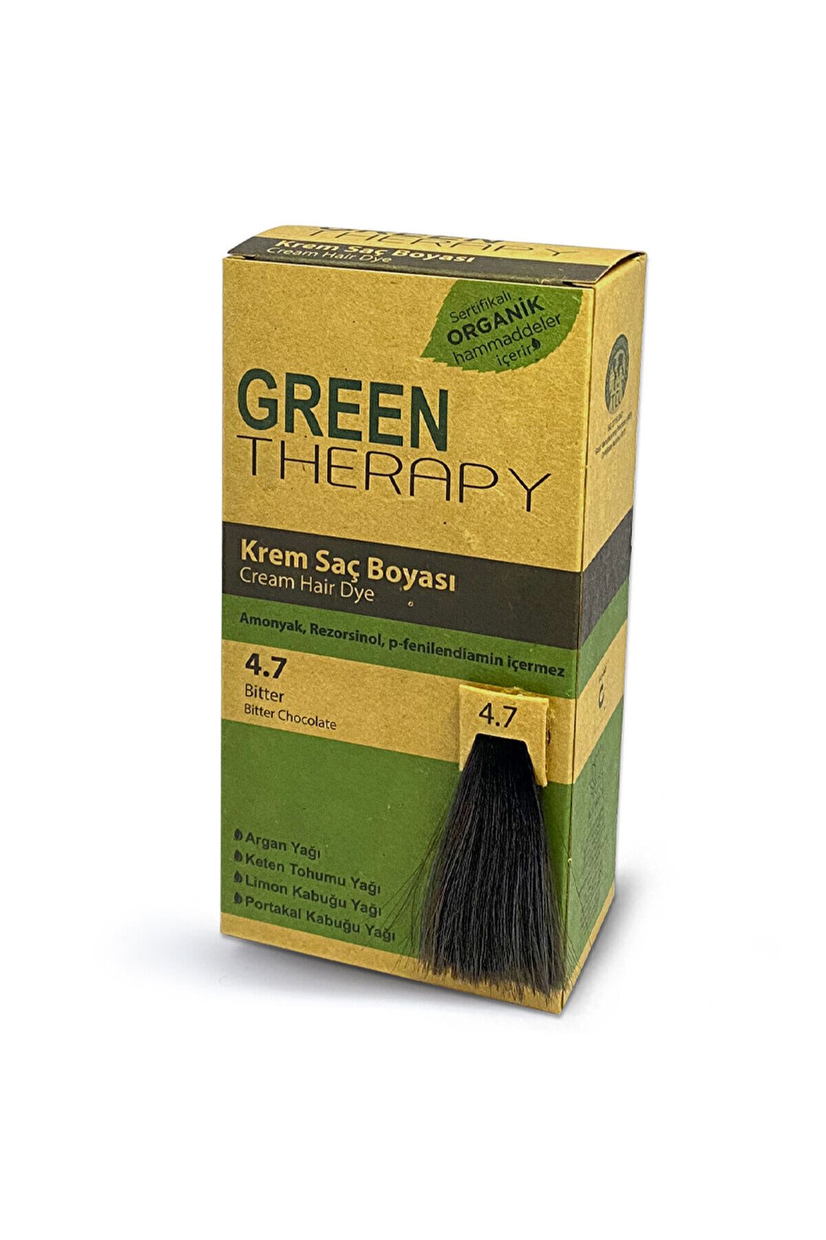 Green Therapy Krem Saç Boyası 4.7 Bitter